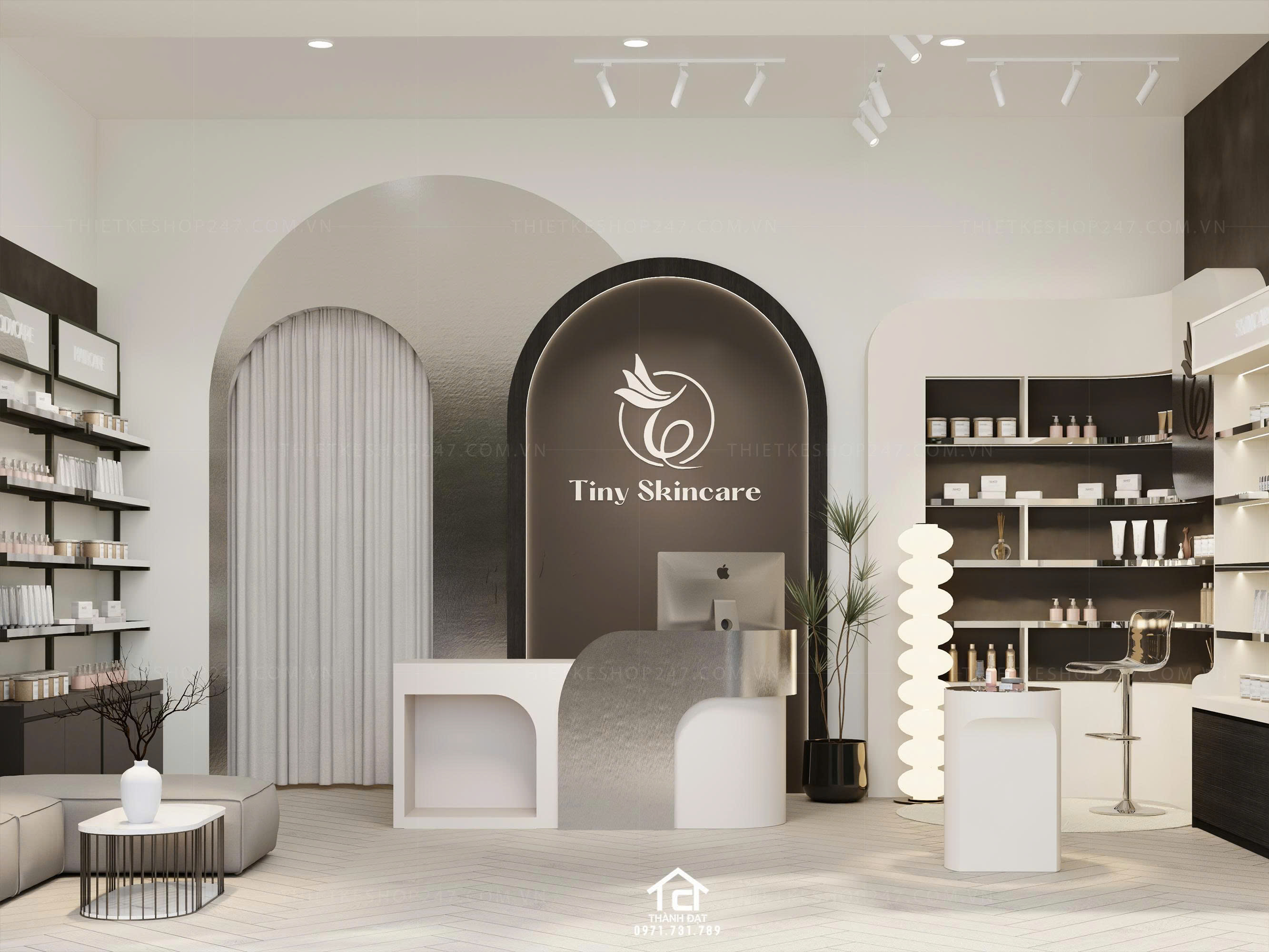 thiết kế spa đẹp sang trọng