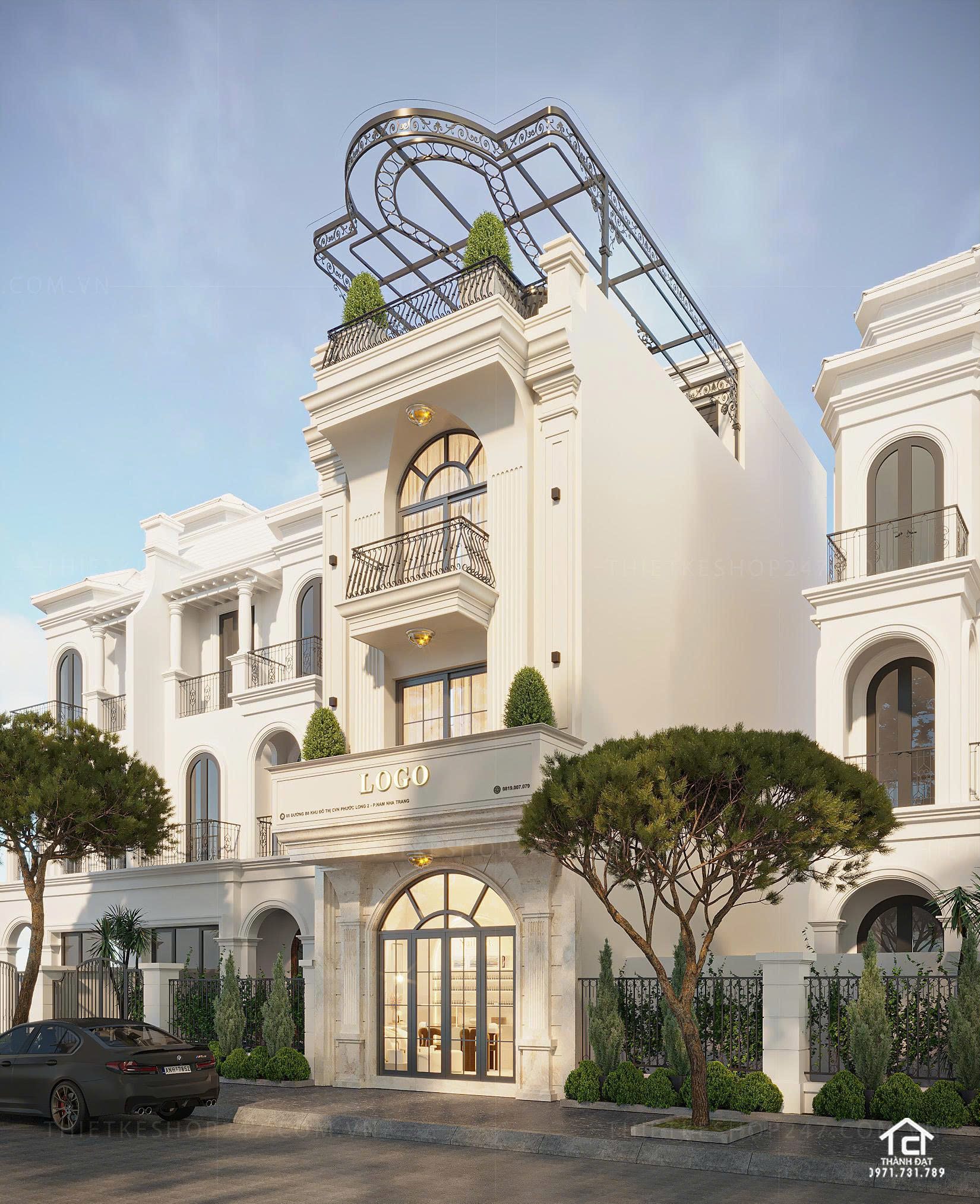 thiết kế spa đẹp sang trọng