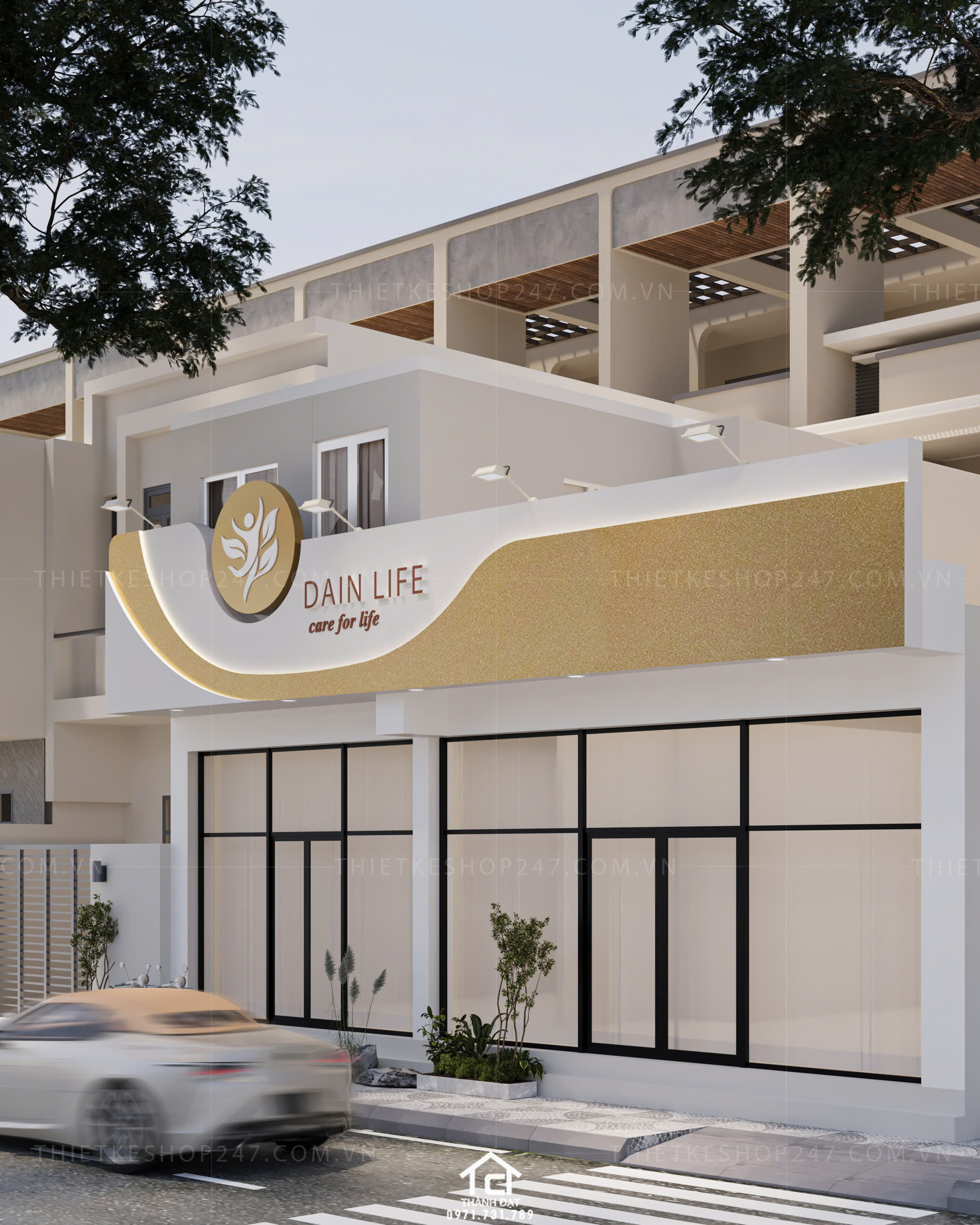 thiết kế spa đẹp sang trọng