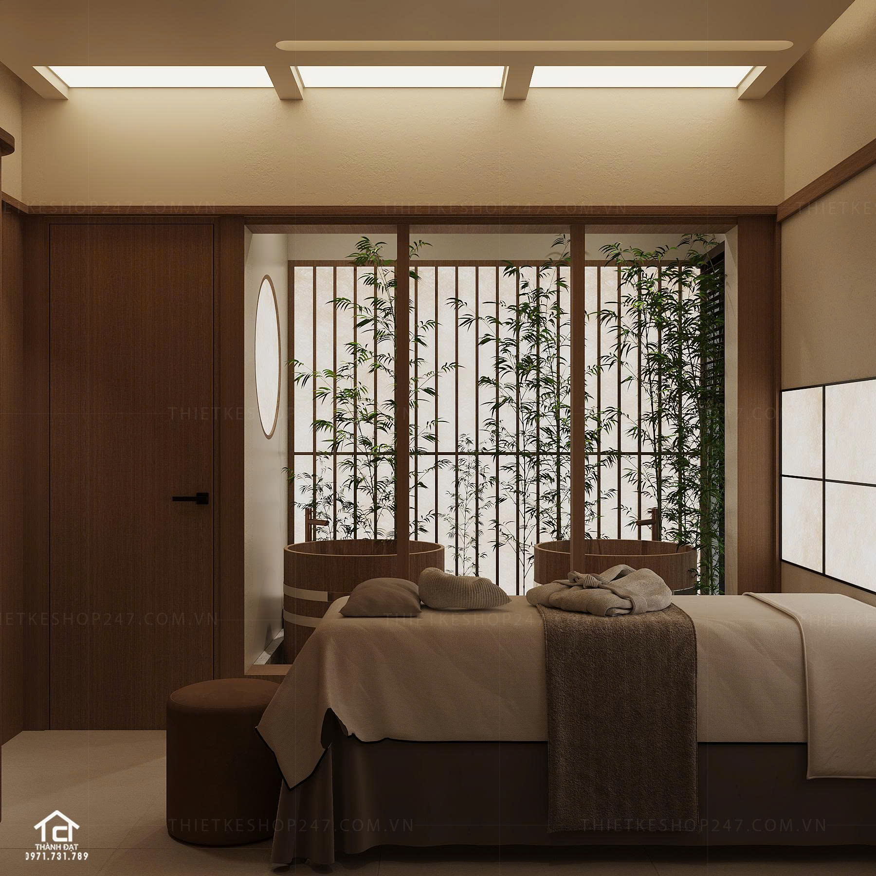 Thiết kế spa đẹp sinh động
