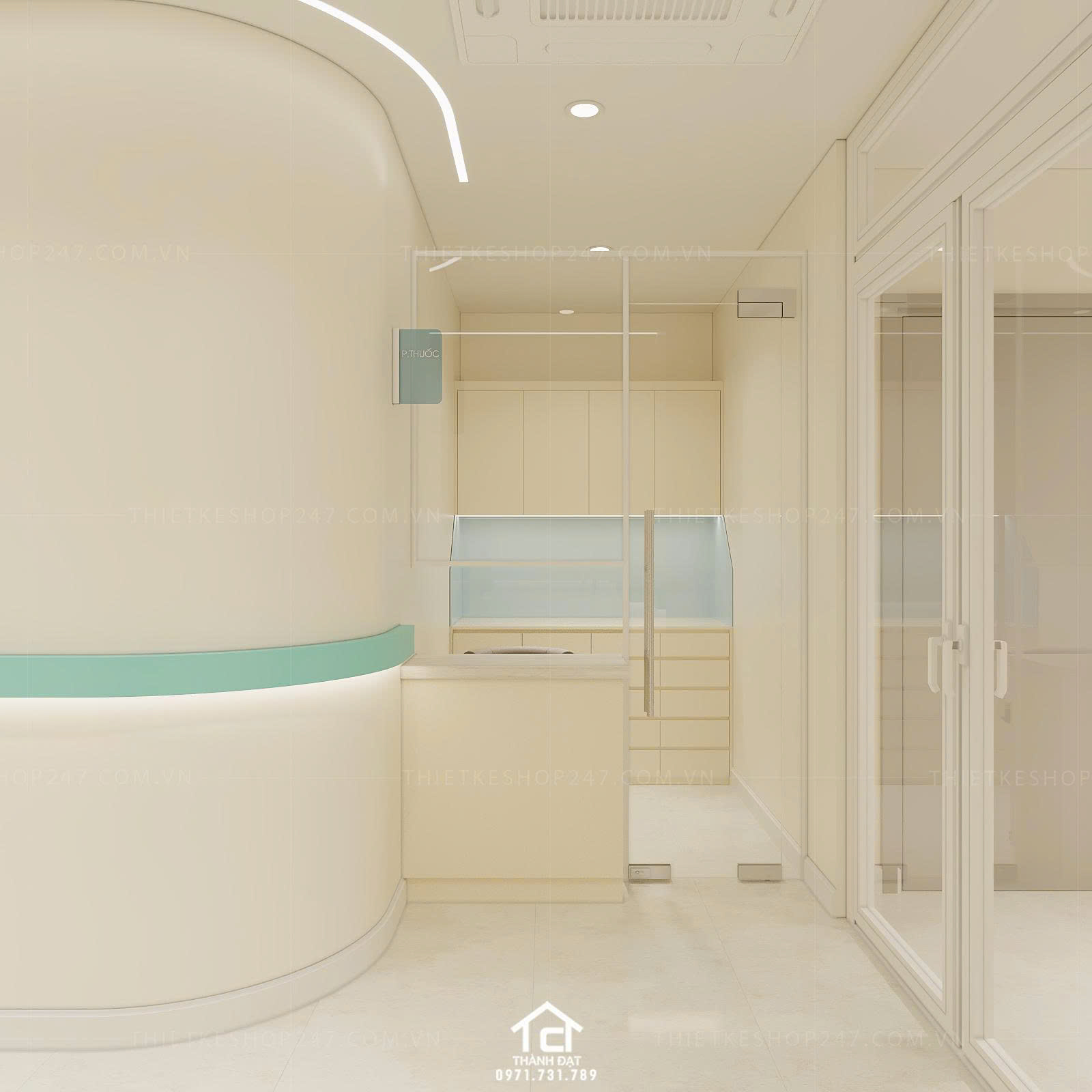 thiết kế spa đẹp sinh động