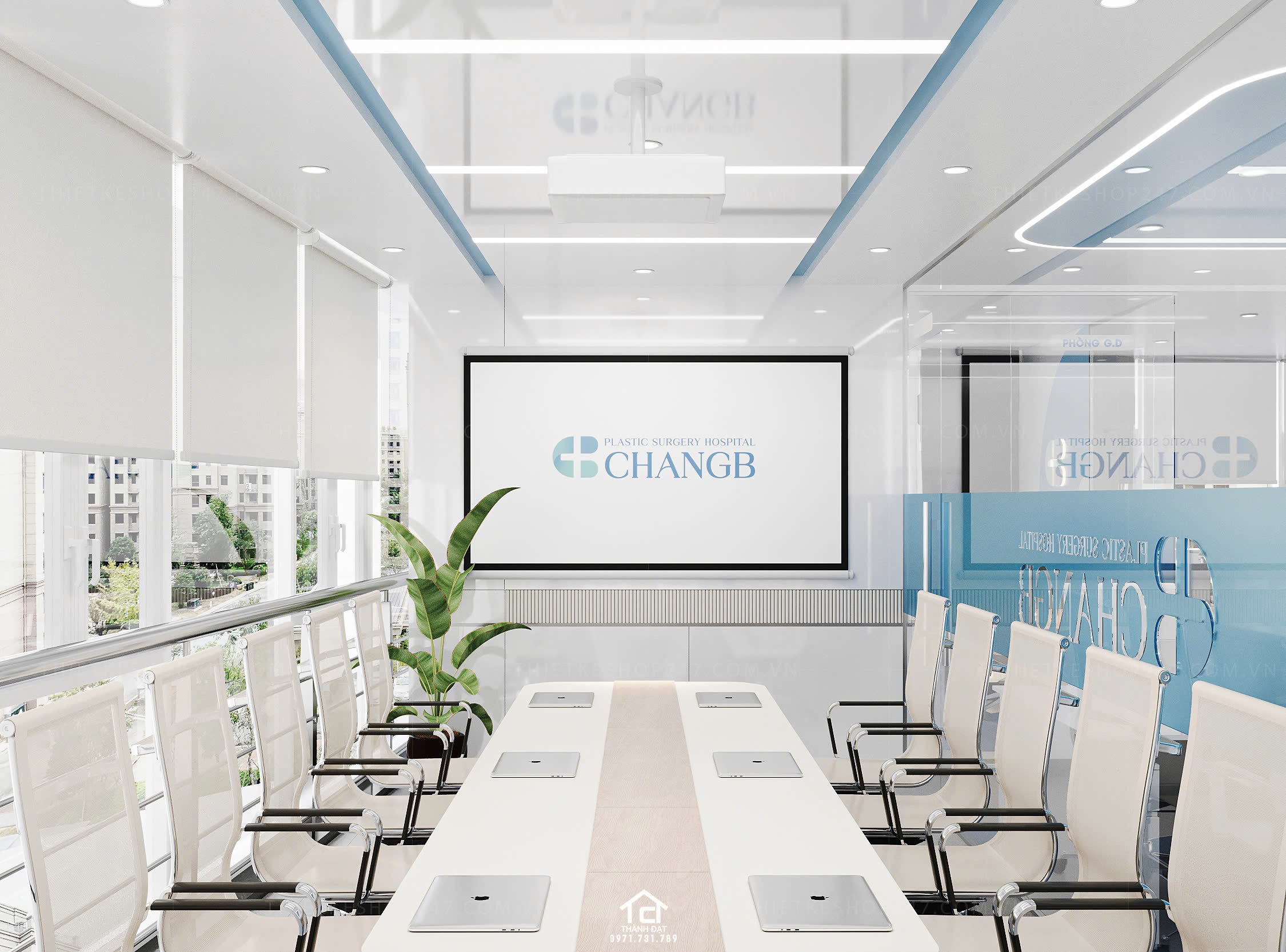 thiết kế spa đẹp sinh động