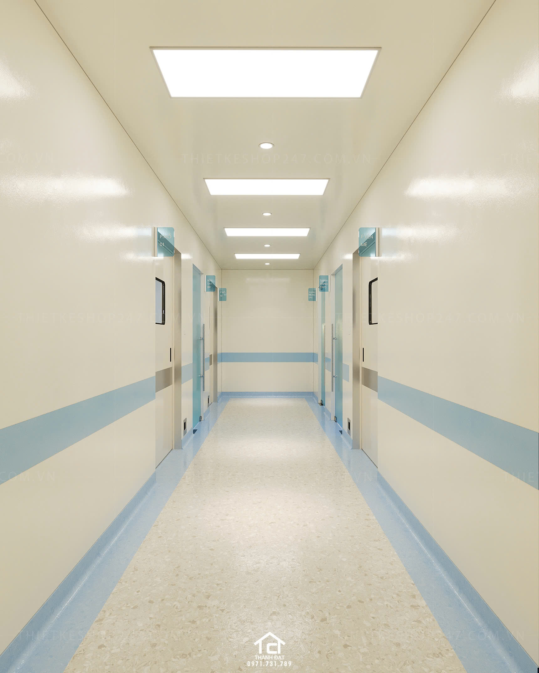 thiết kế spa đẹp sinh động