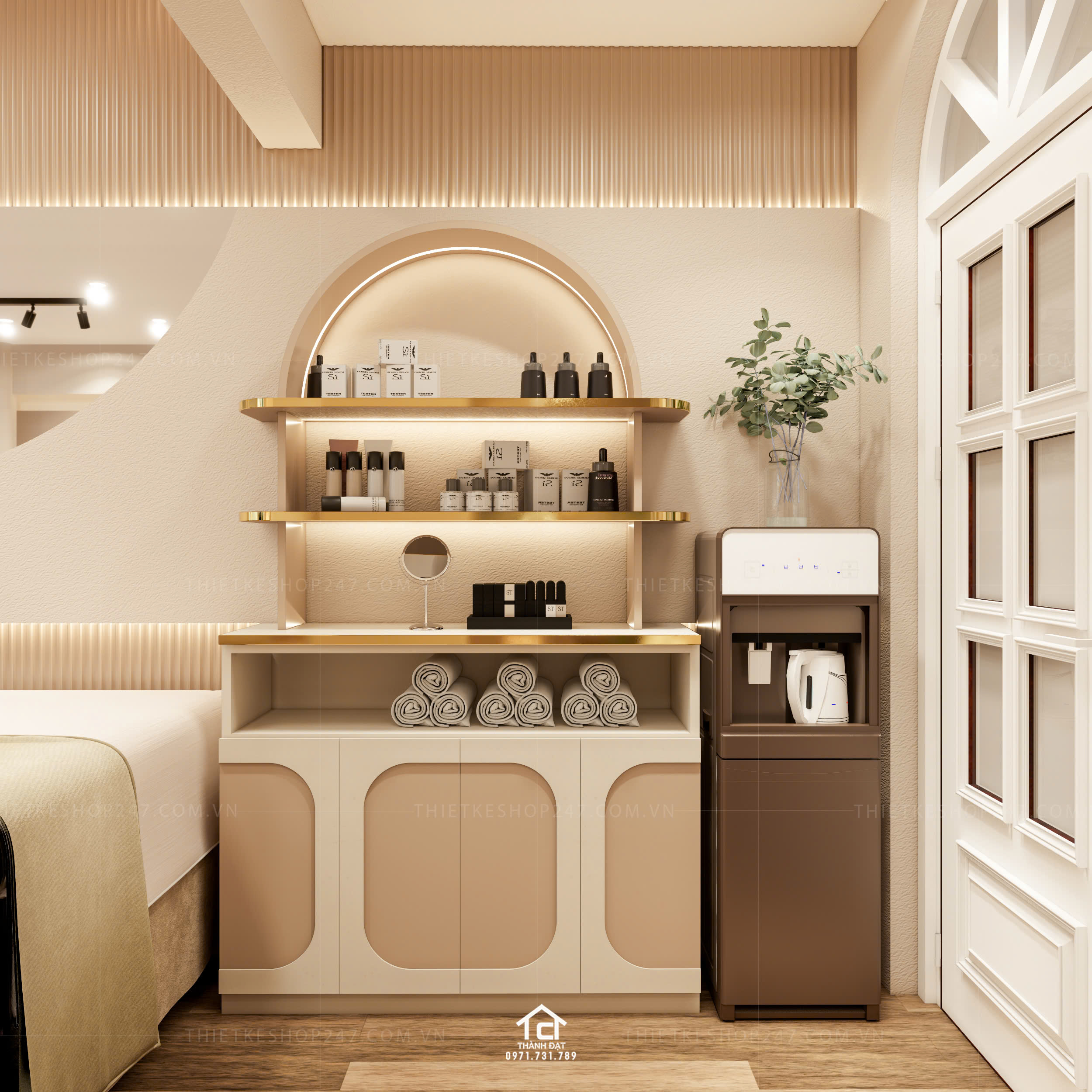 Mẫu thiết kế spa đẹp ấn tượng và sang trọng – THUY ANH MI