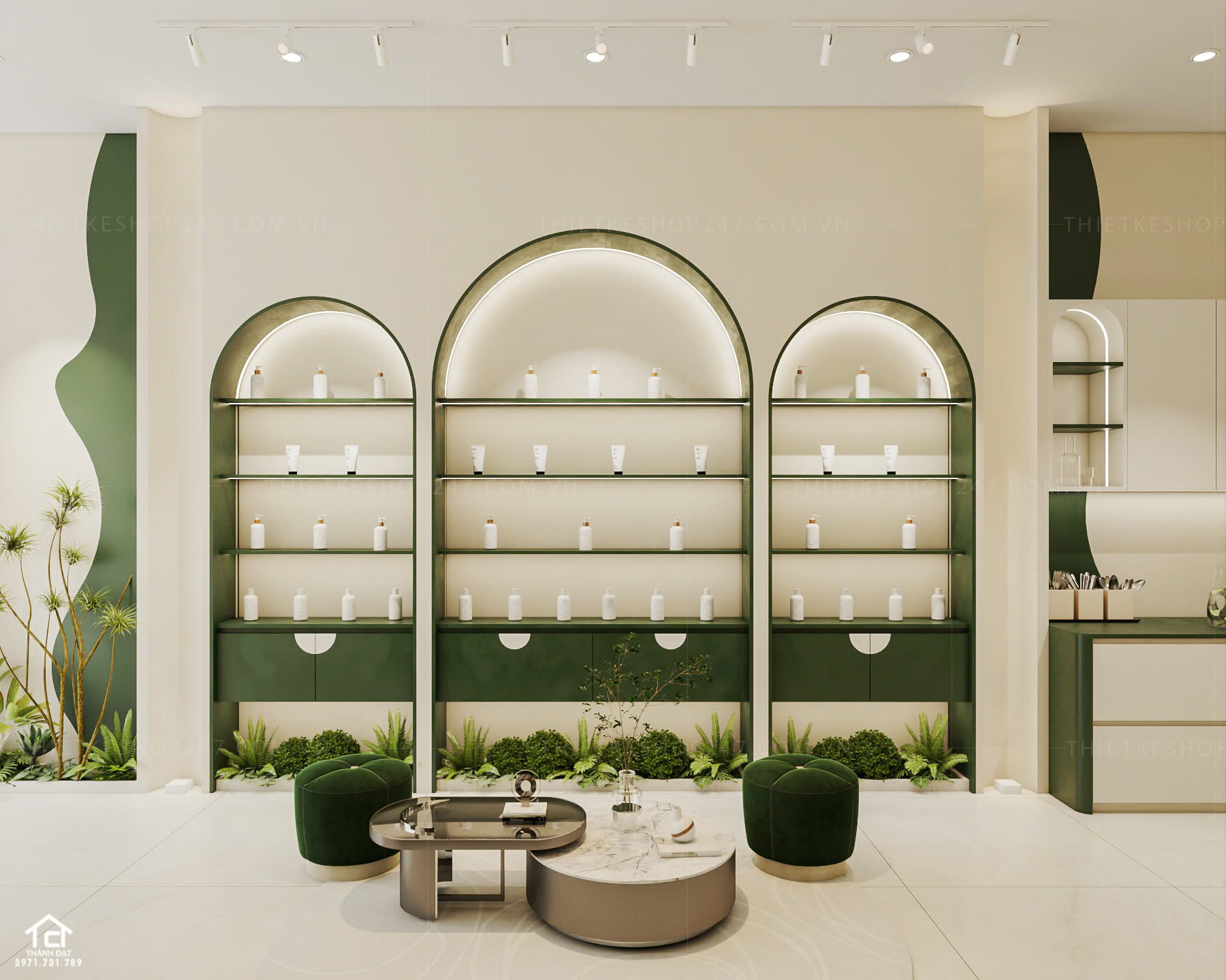 thiết kế spa đẹp thu hút
