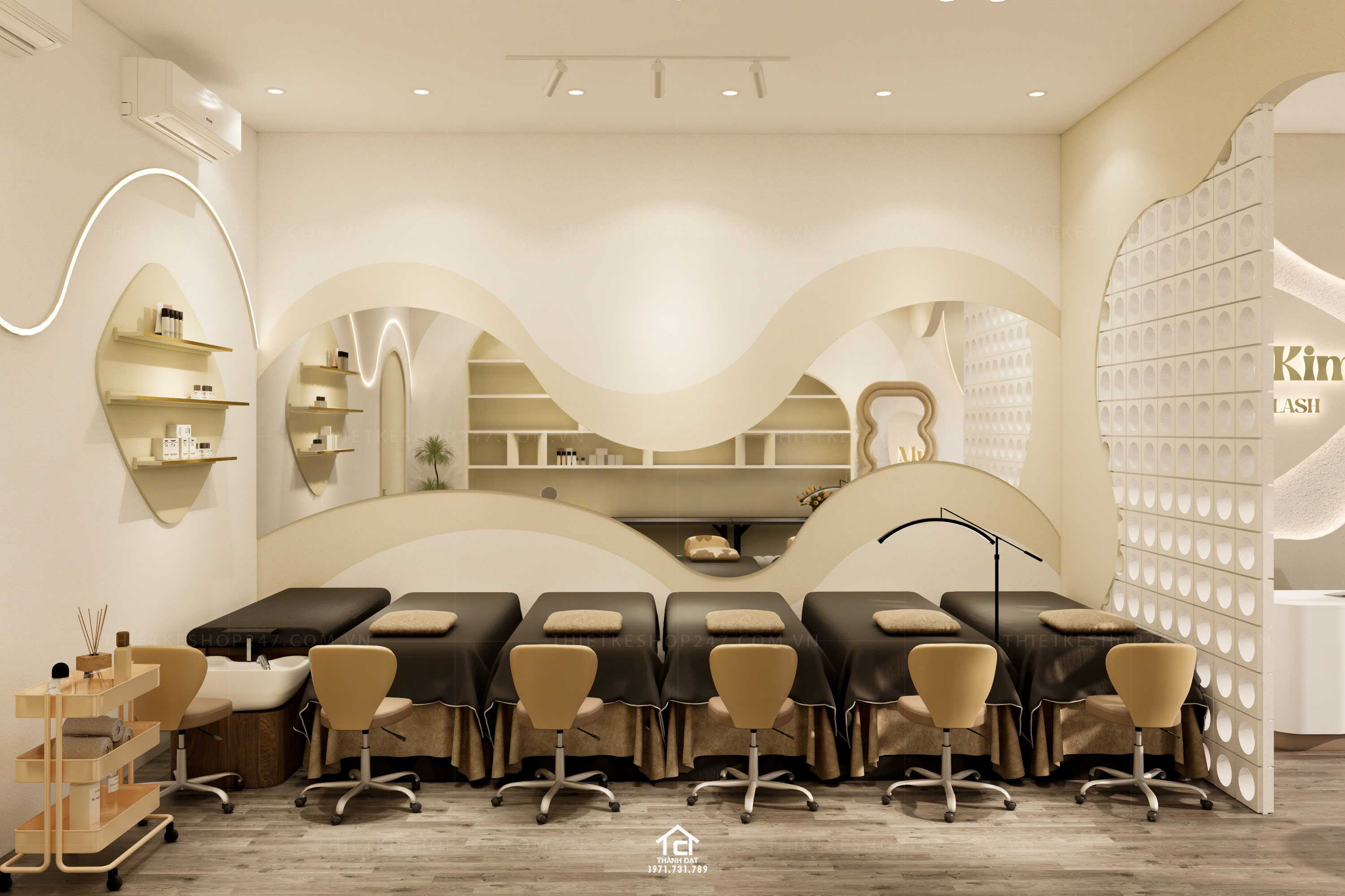 thiết kế spa đẹp thu hút