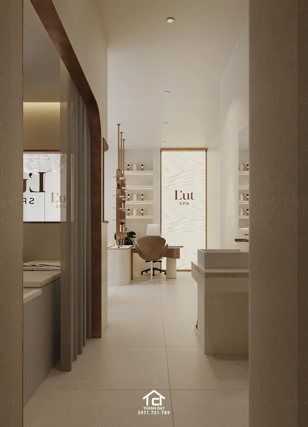 Thiết kế spa đẹp thu hút