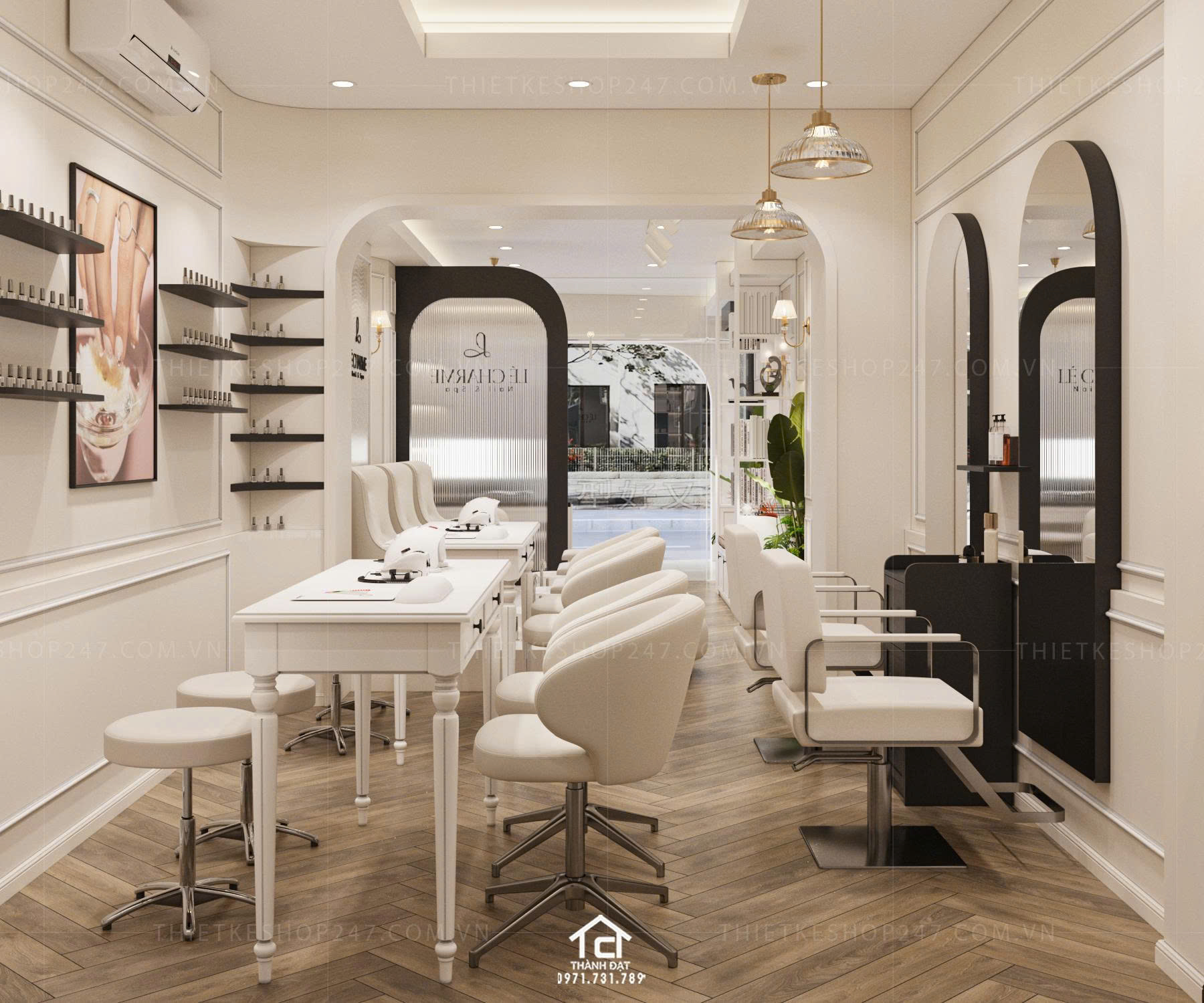 thiết kế spa đẹp thu hút