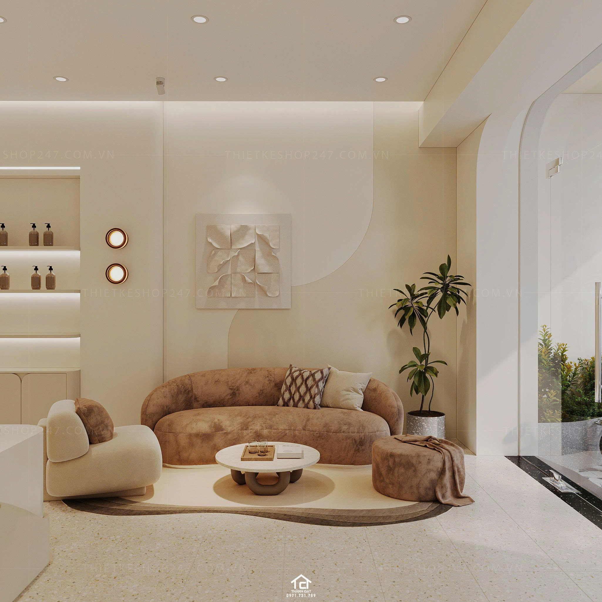 thiết kế spa đẹp thu hút