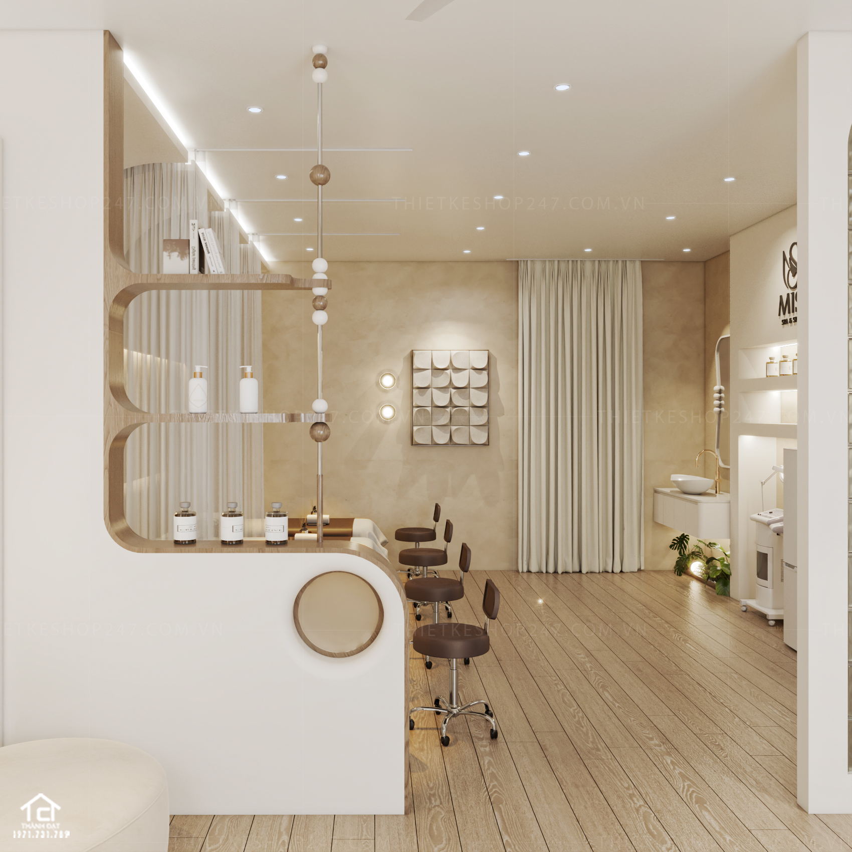 Thiết kế spa đẹp thu hút