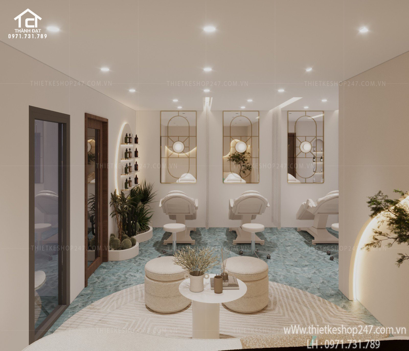 Thiết kế spa đẹp sang trọng – LUAN BEAUTY SPA