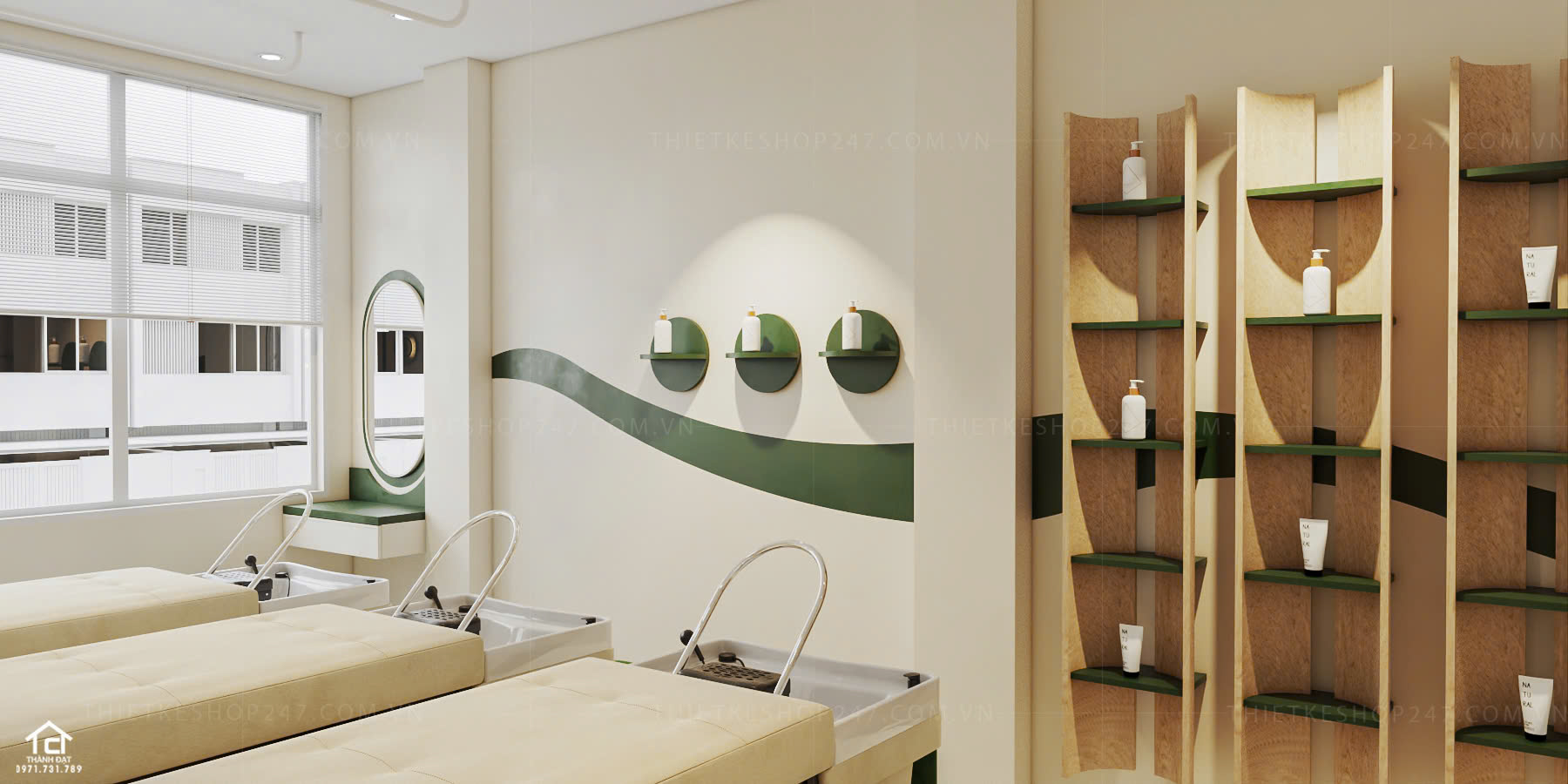 Thiết kế spa đẹp quyến rũ