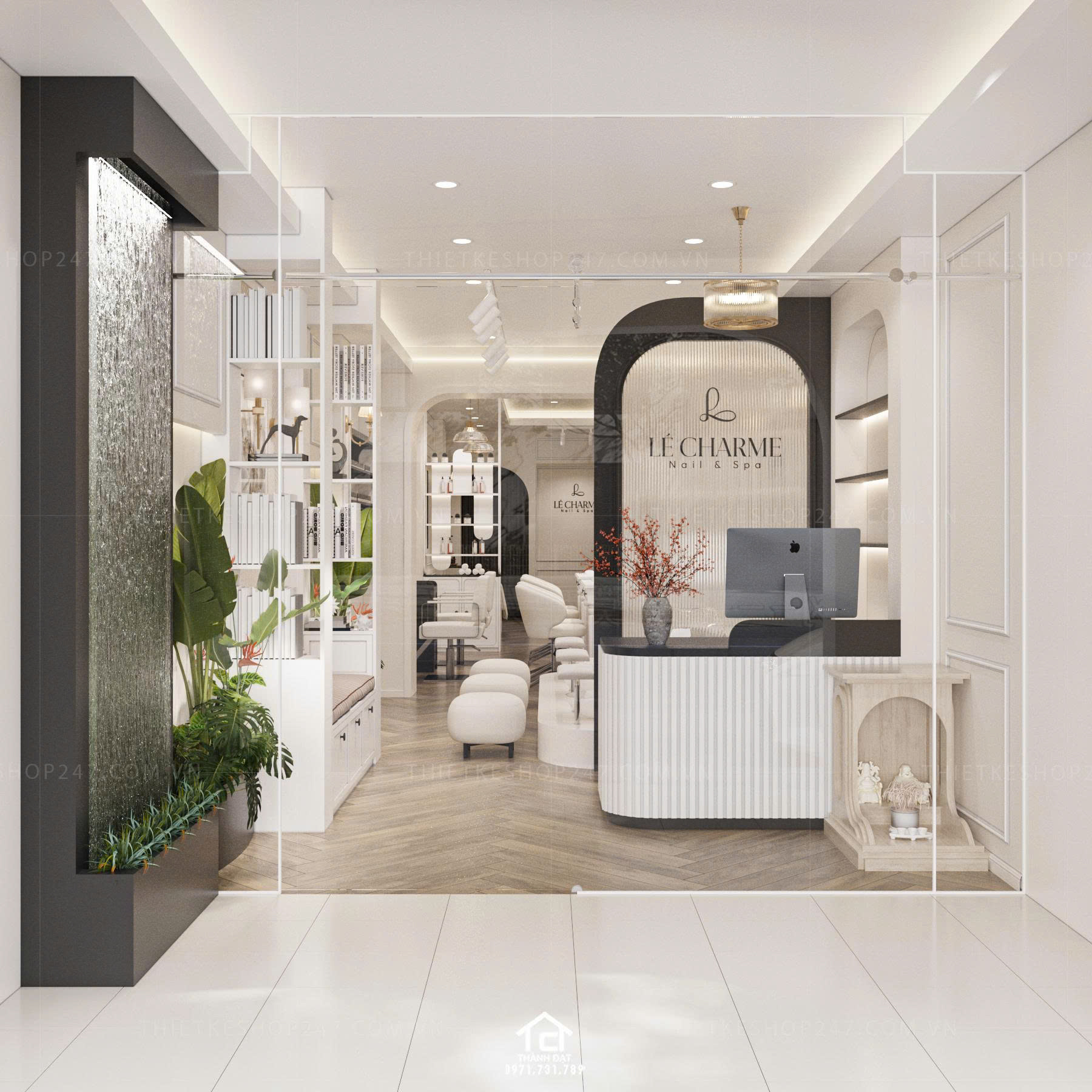 thiết kế spa đẹp tinh tế