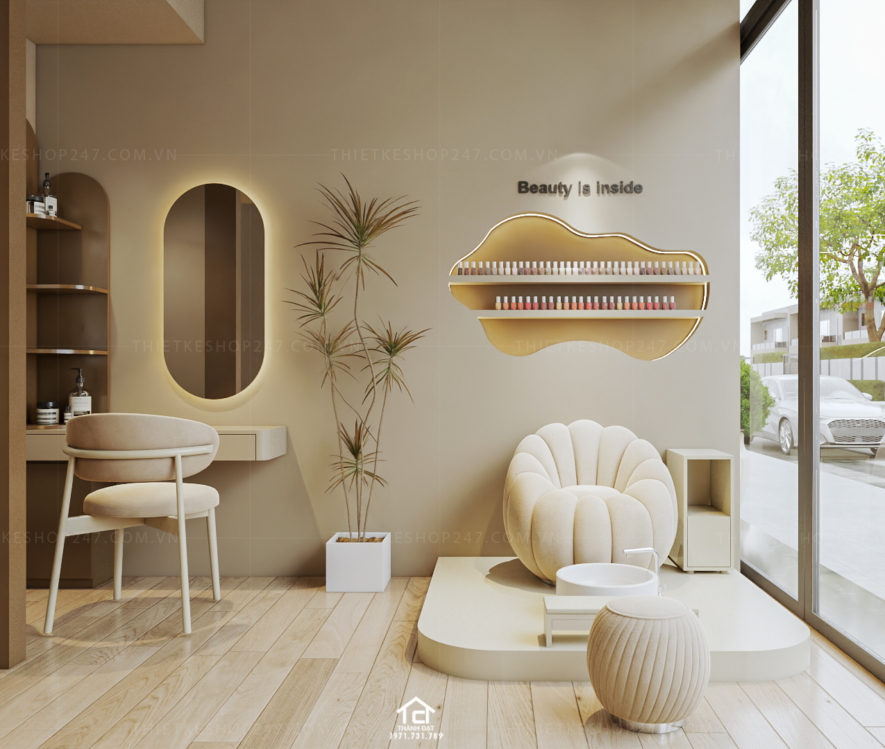 Thiết kế spa đẹp tinh tế