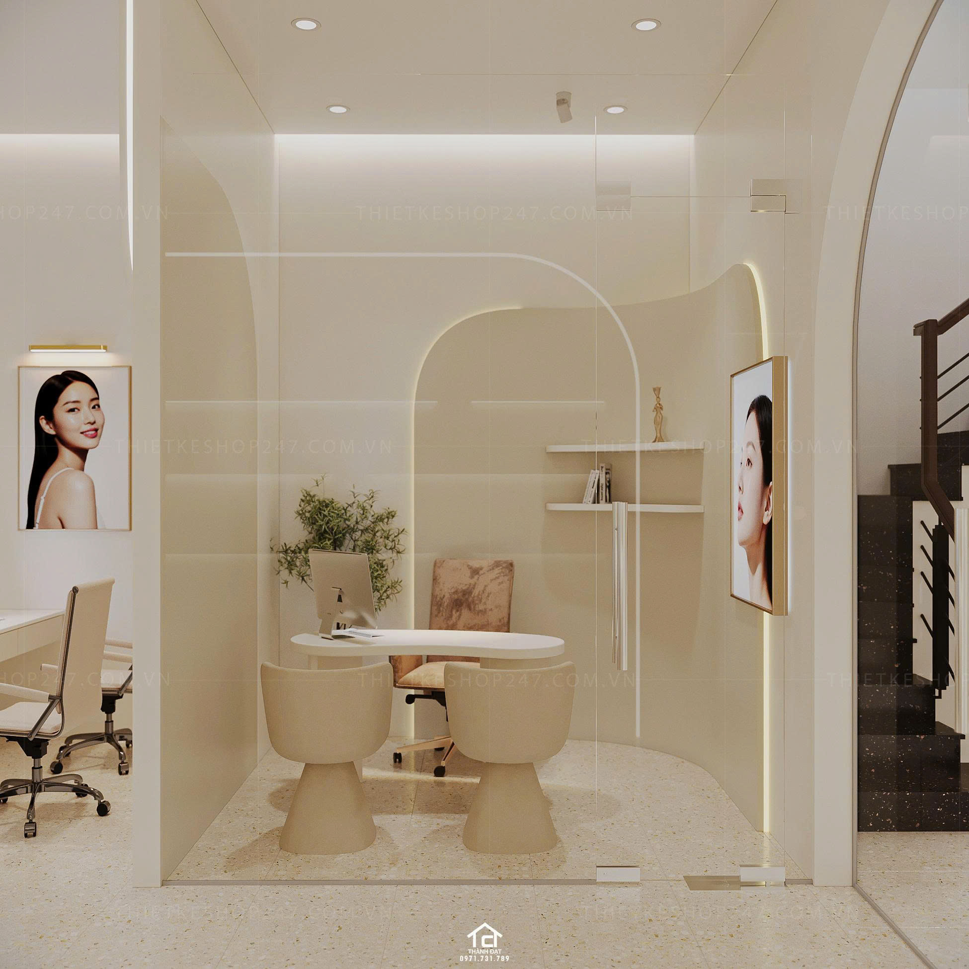 thiết kế spa đẹp tinh tế