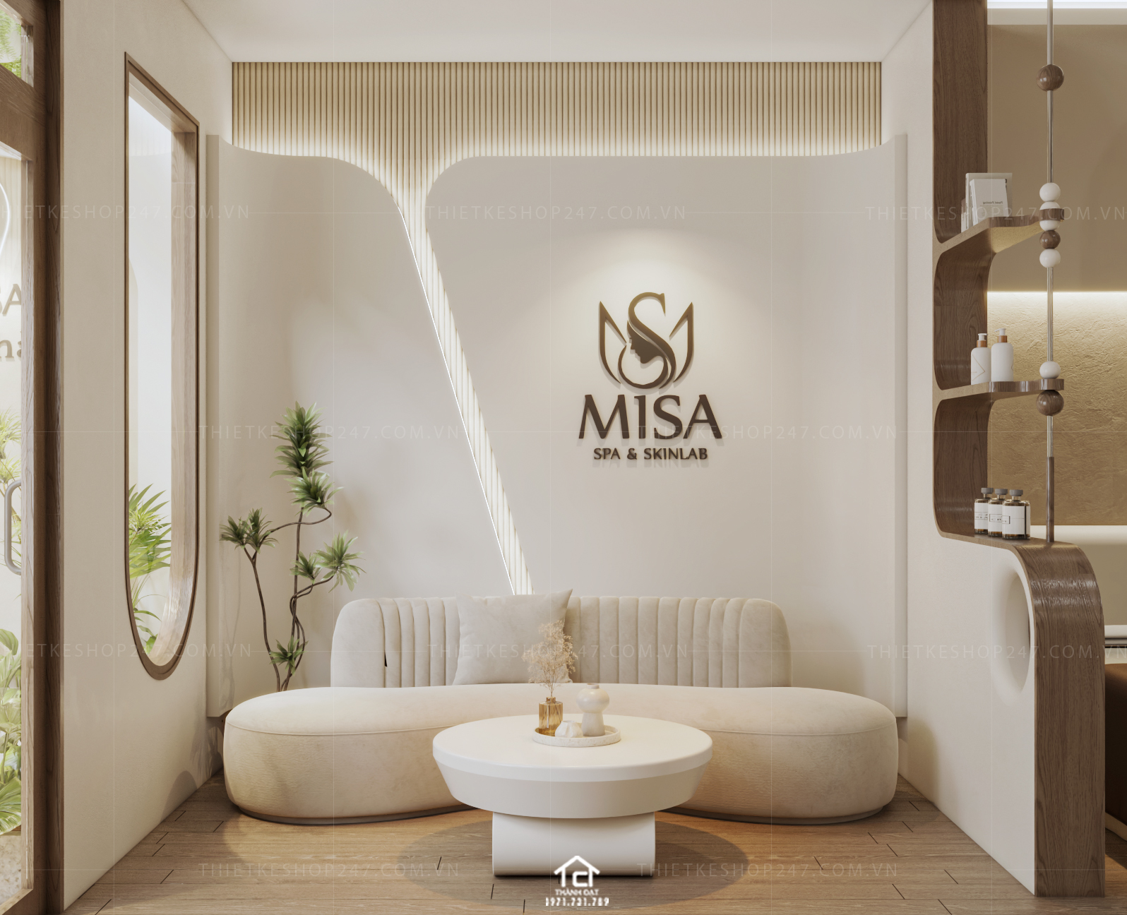thiết kế spa đẹp tinh tế