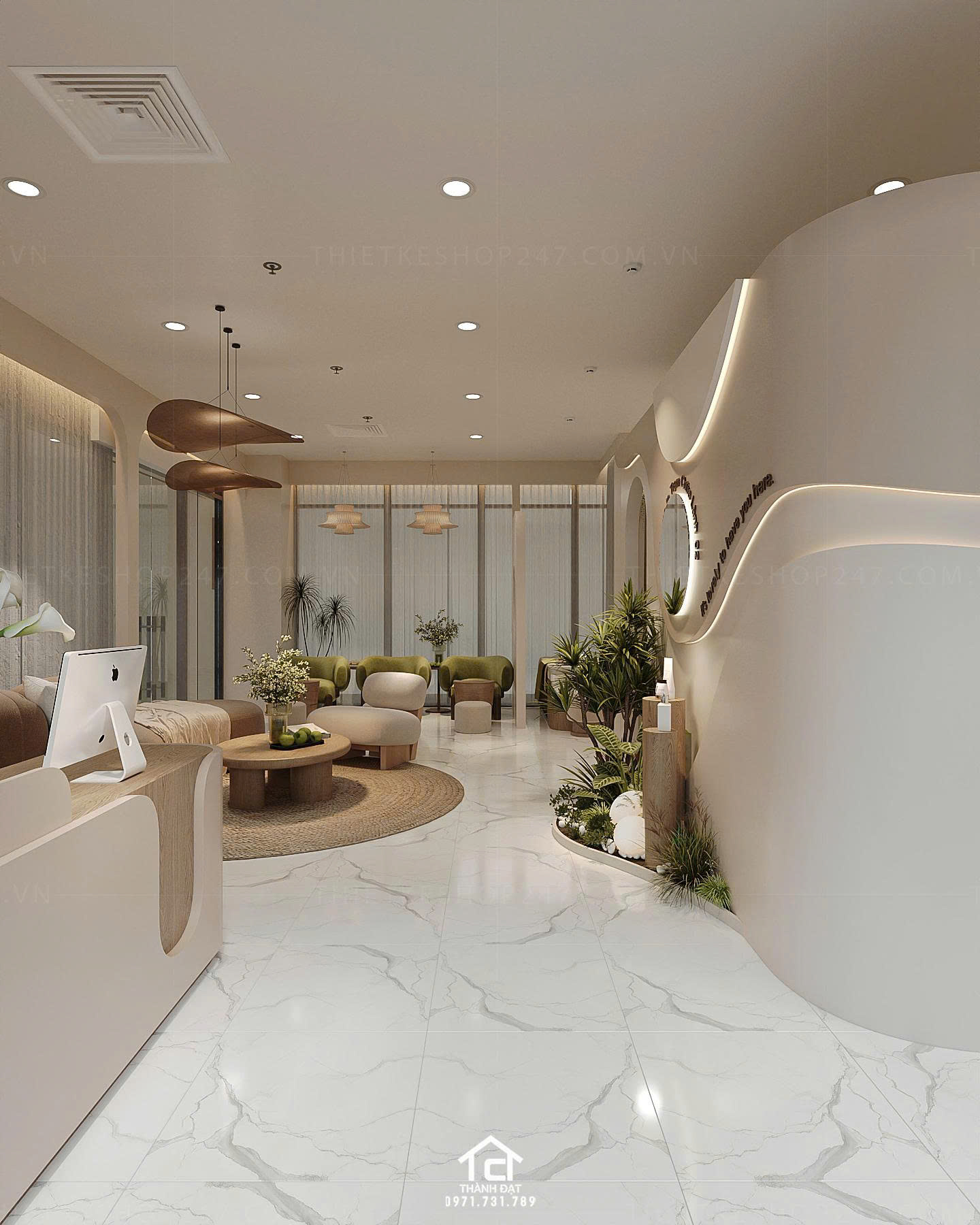 thiết kế spa đẹp tinh tế