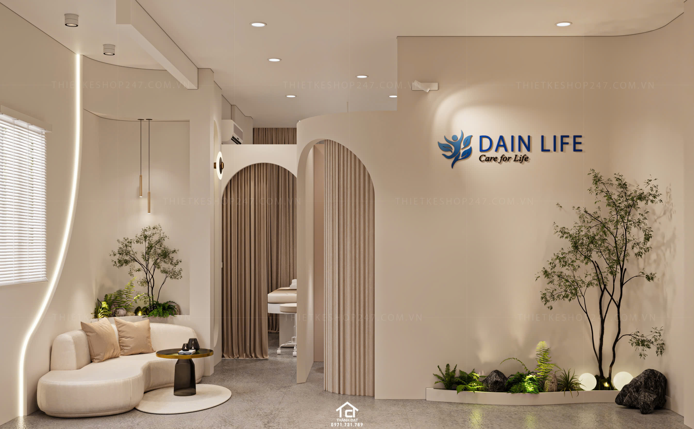 thiết kế spa đẹp tinh tế