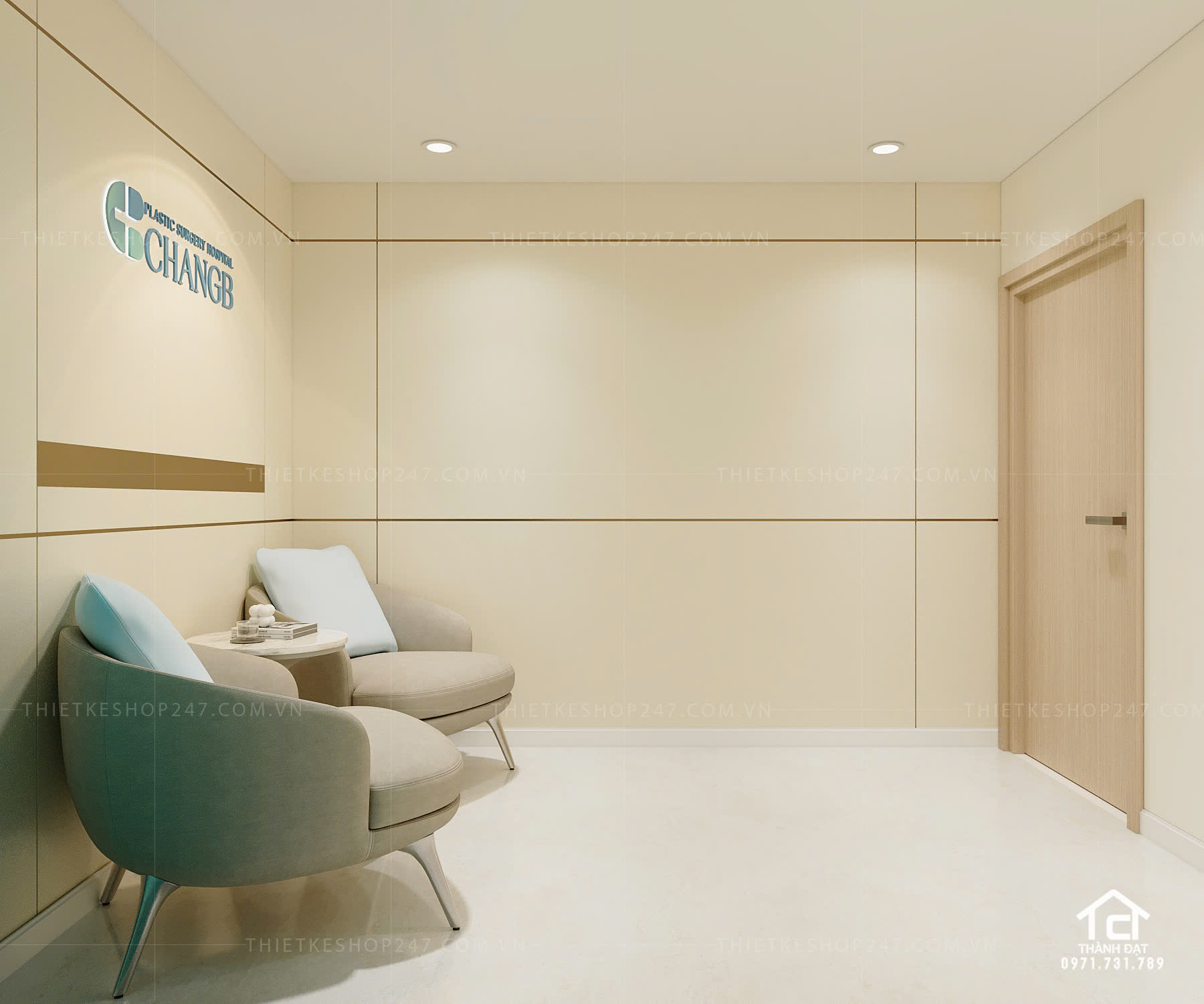 thiết kế spa đẹp trẻ trung