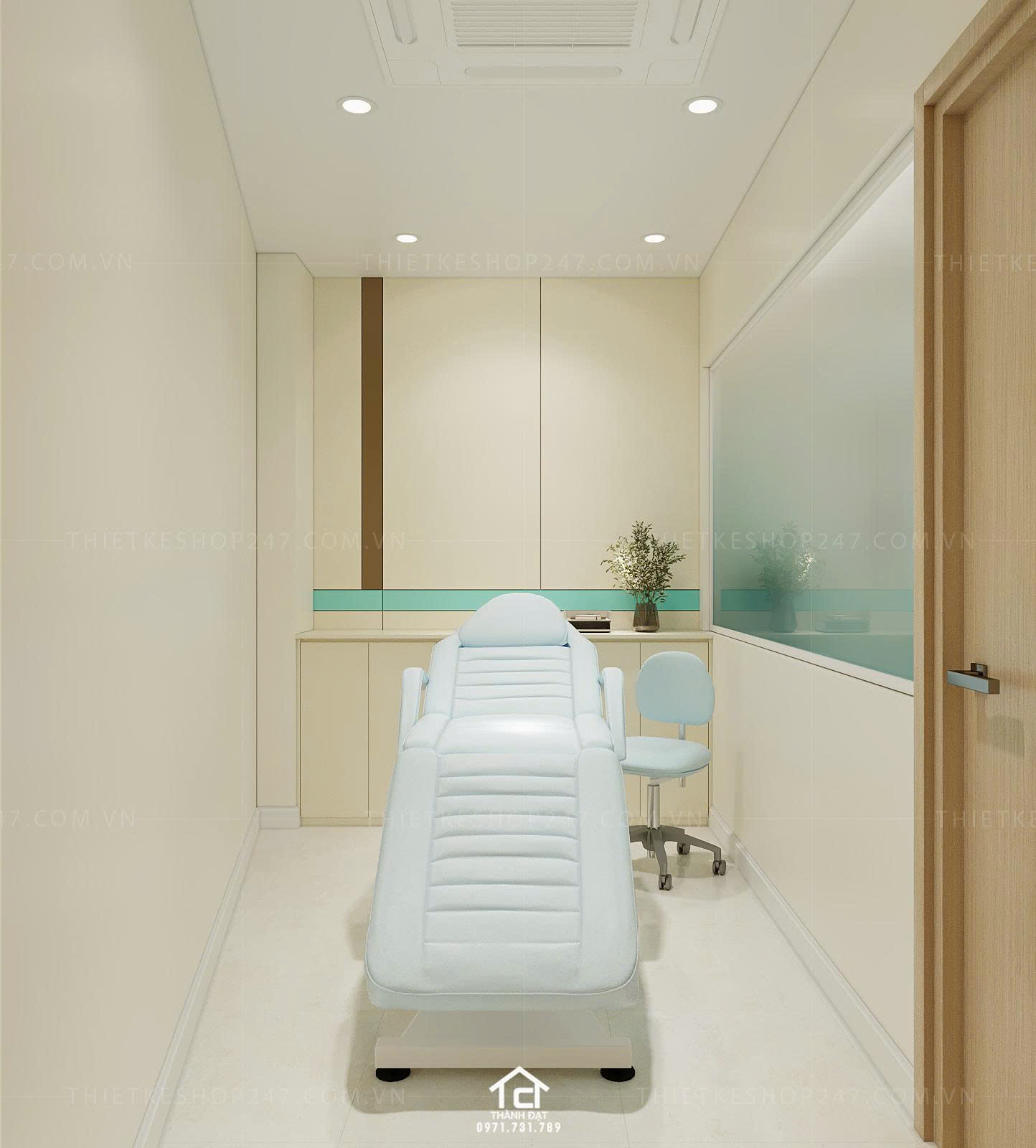 thiết kế spa đẹp trẻ trung