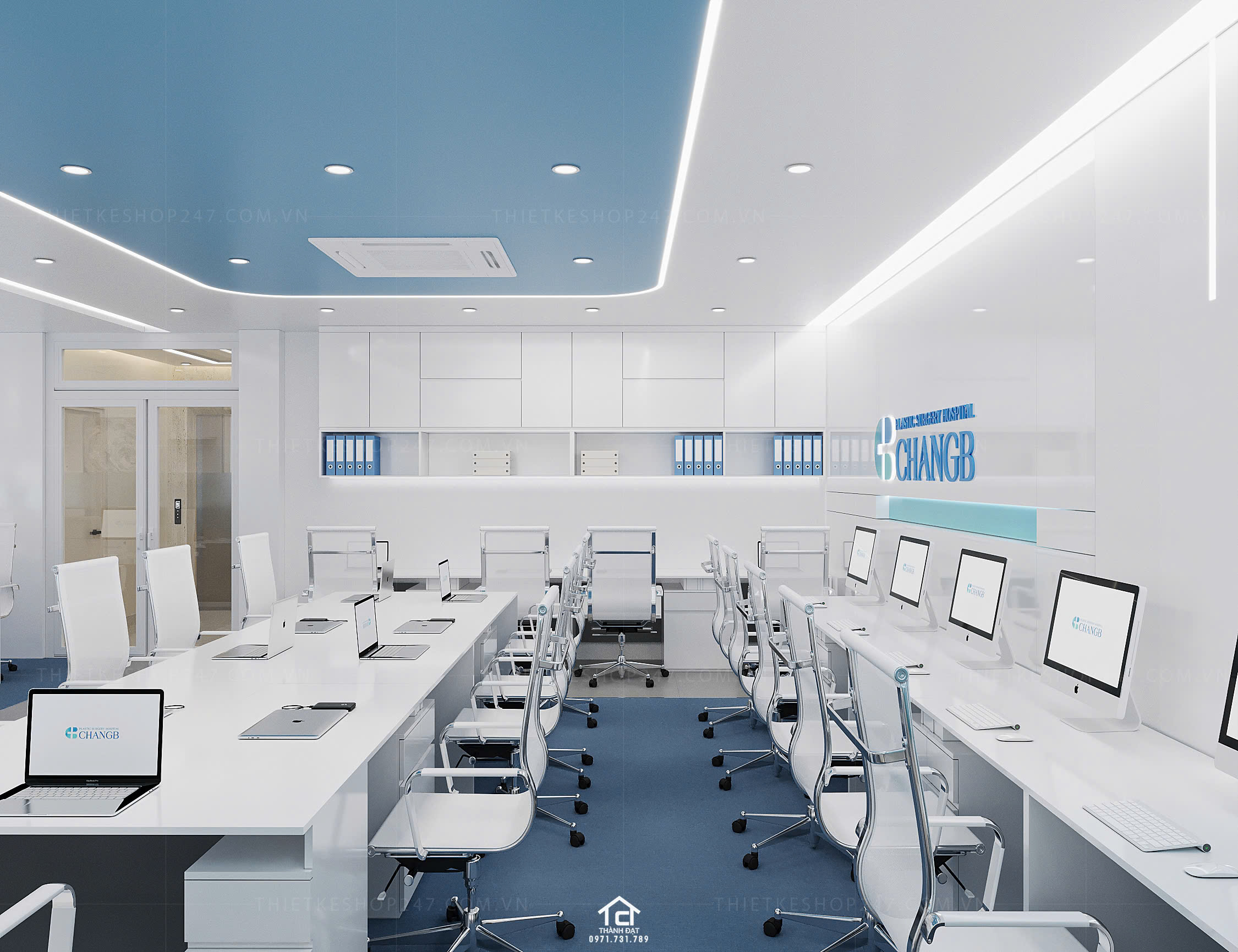 thiết kế spa đẹp trẻ trung