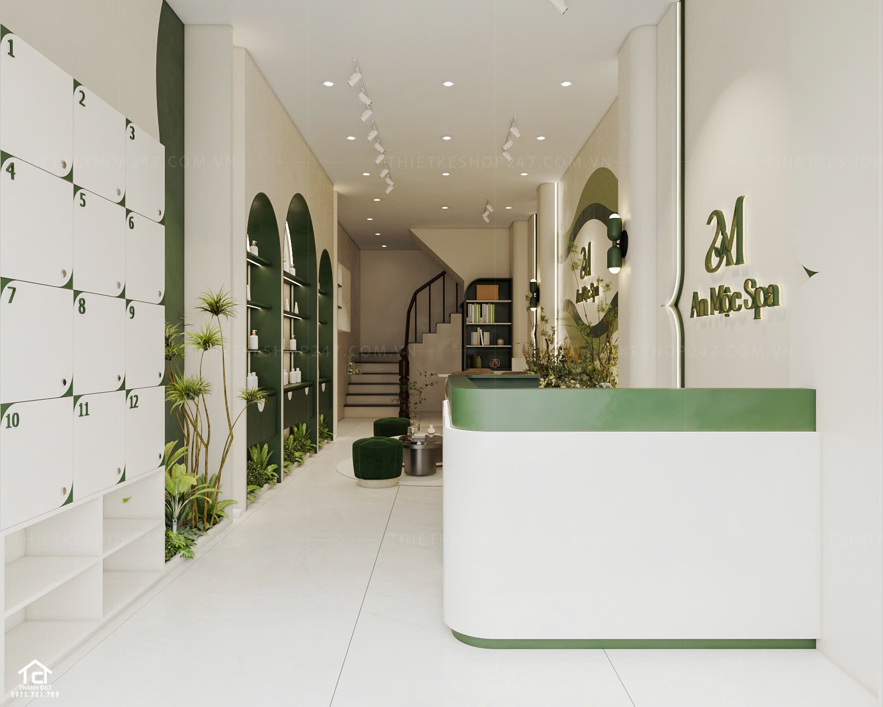 thiết kế spa đẹp và sang