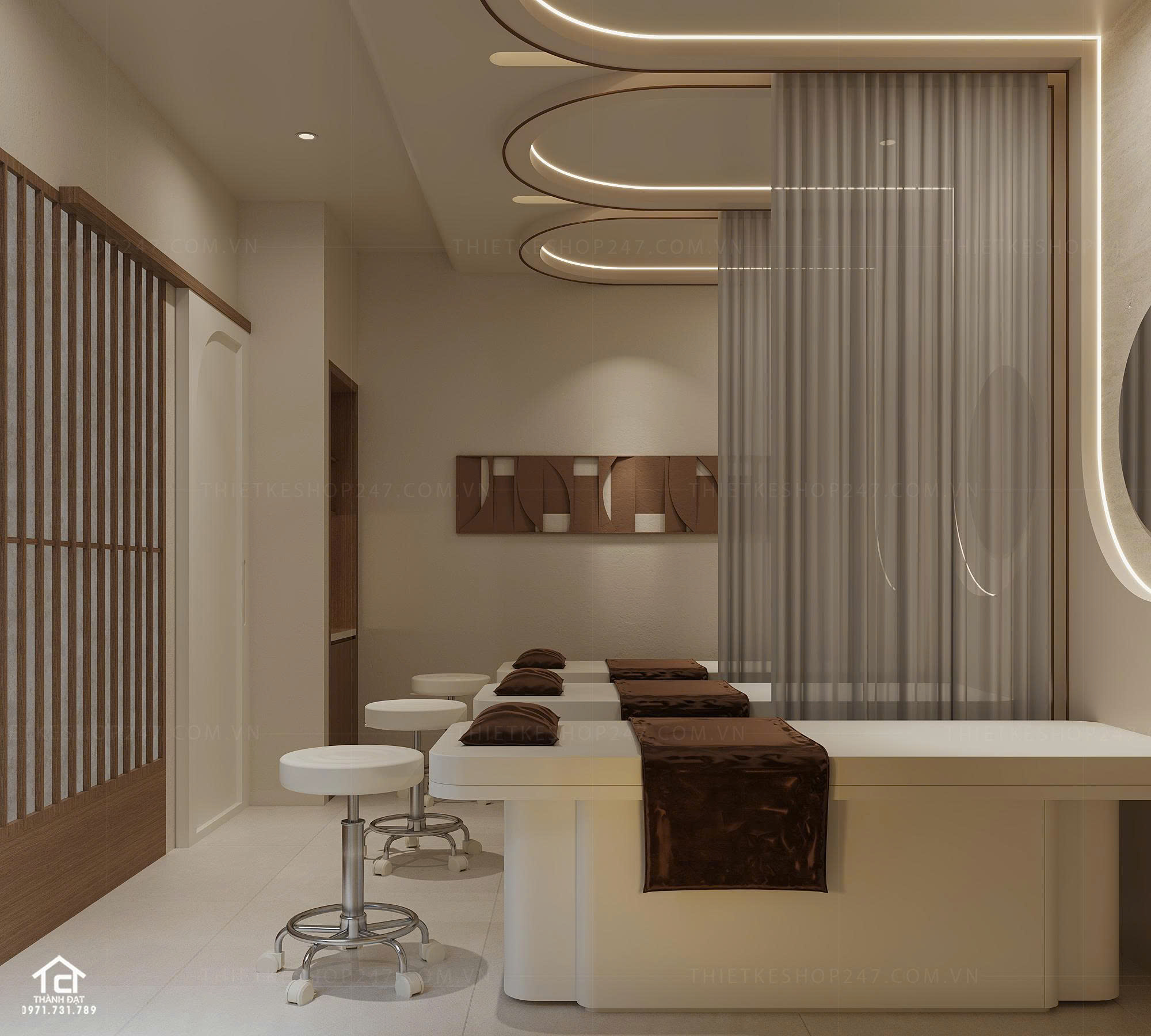 Thiết kế spa đẹp và sang