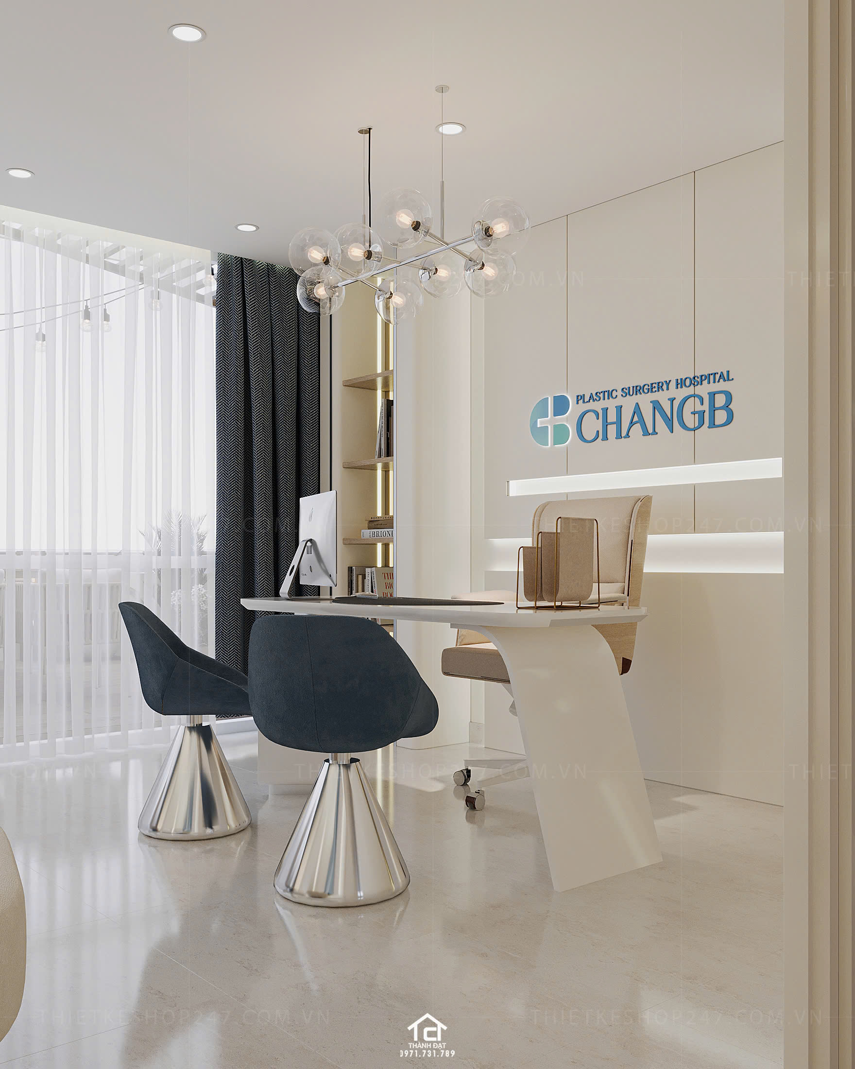 thiết kế spa đẹp và sang