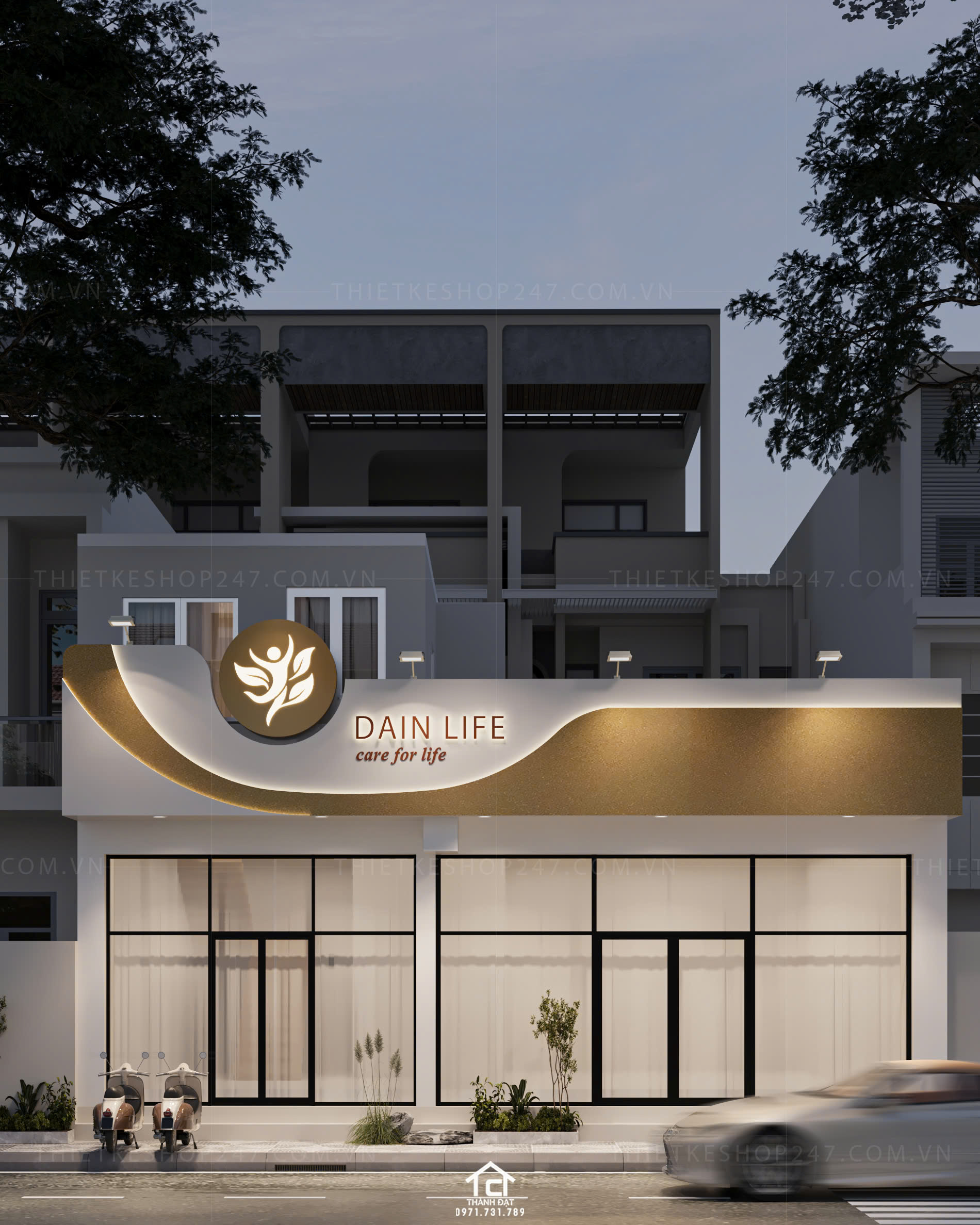 thiết kế spa đẹp và sang