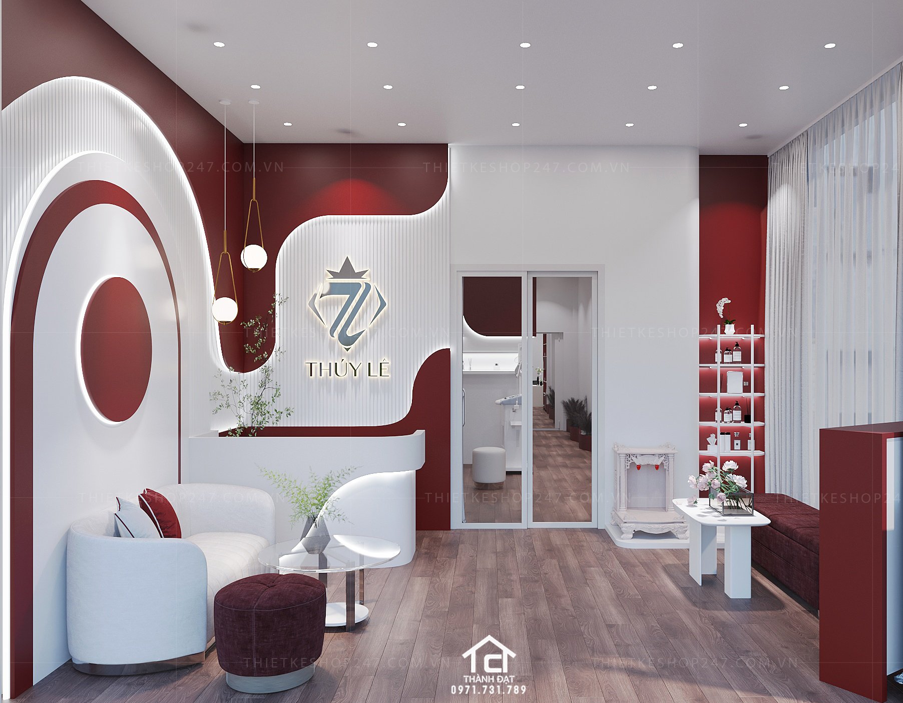 thiết kế spa đẹp và sang