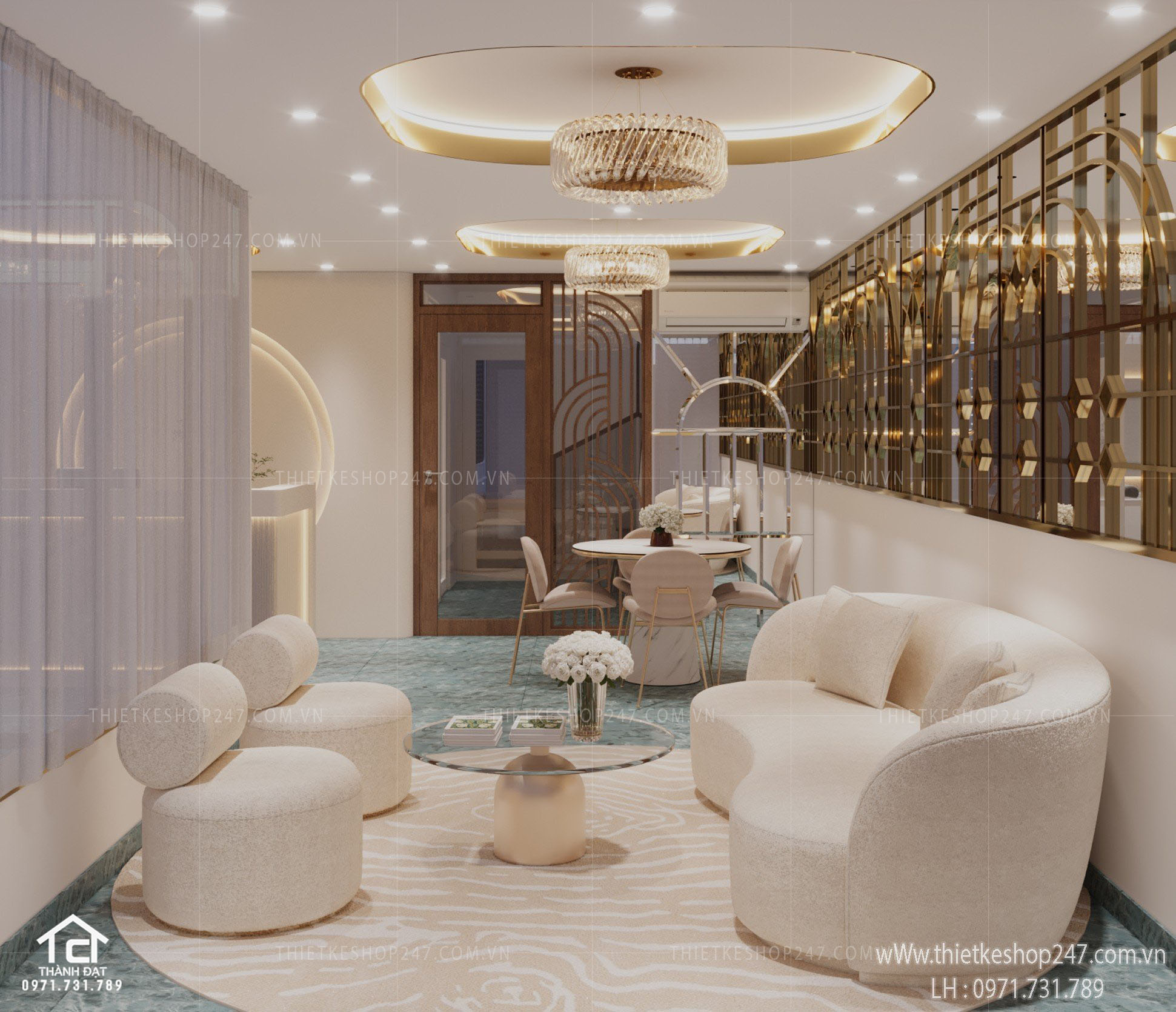 Thiết kế spa đẹp sang trọng – LUAN BEAUTY SPA