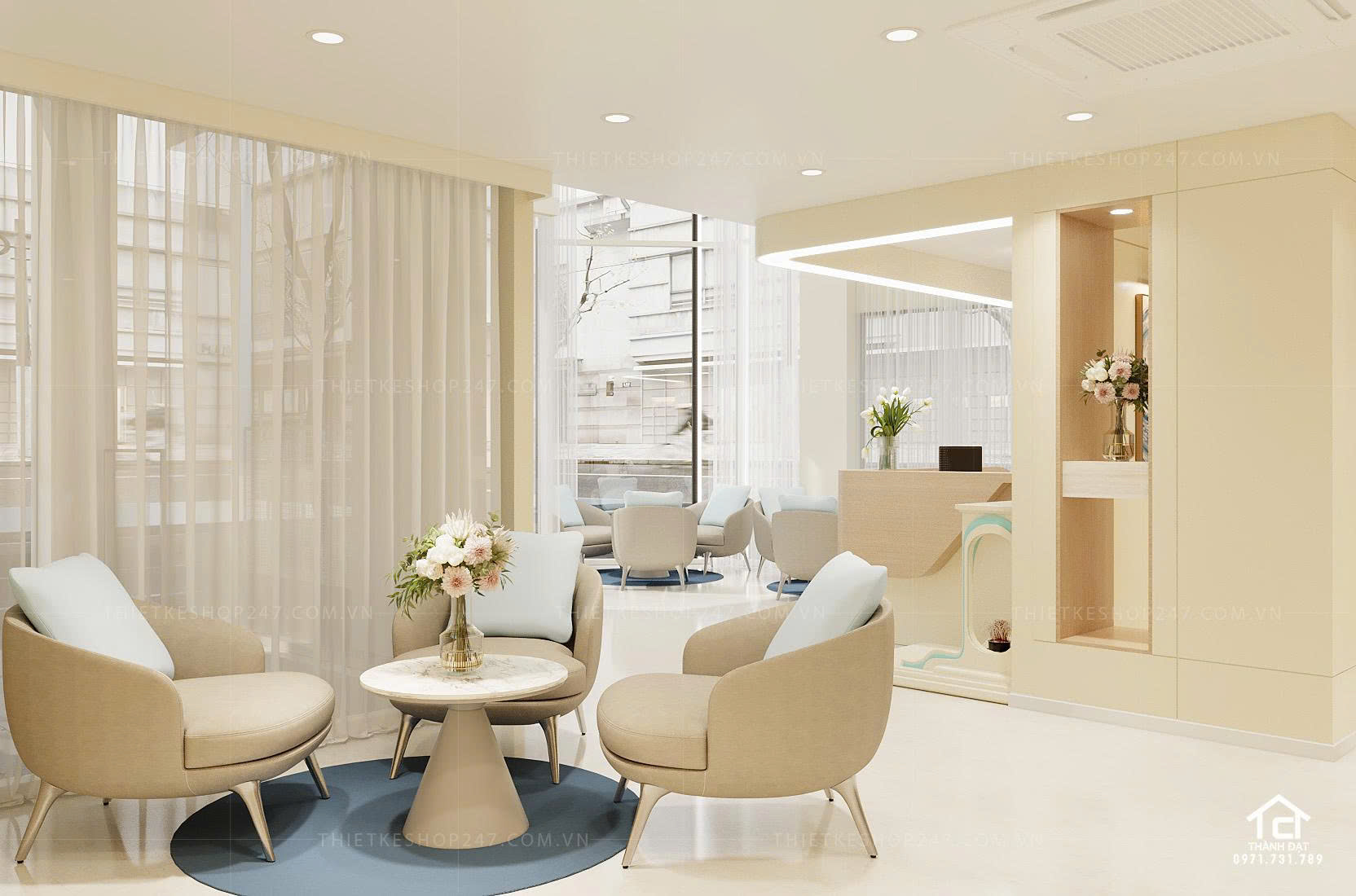 Thiết kế spa đẹp xinh