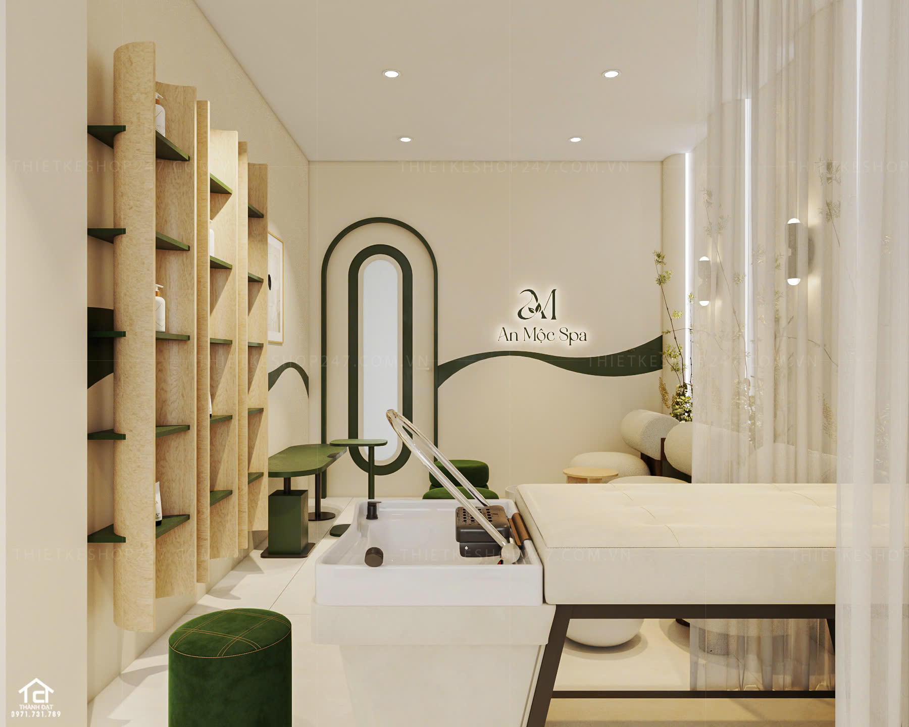 Thiết kế spa đẹp xinh