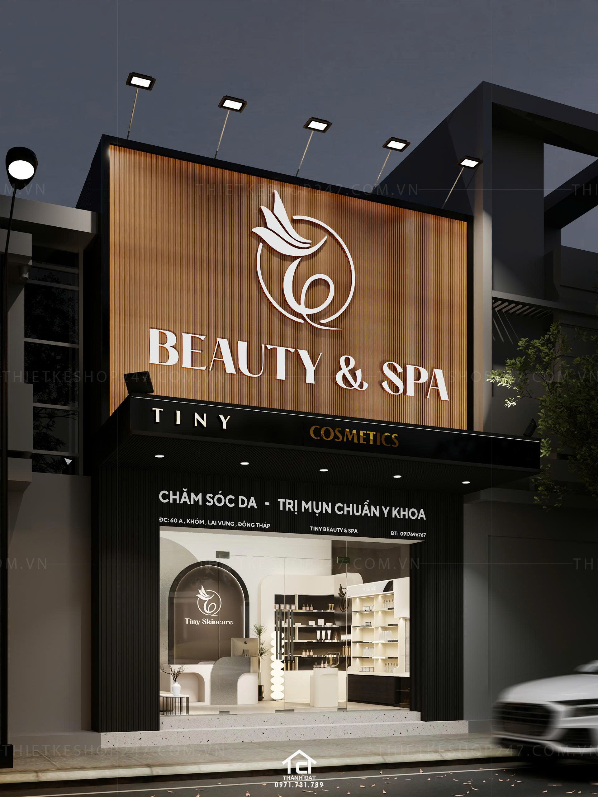 thiết kế spa đẹp 