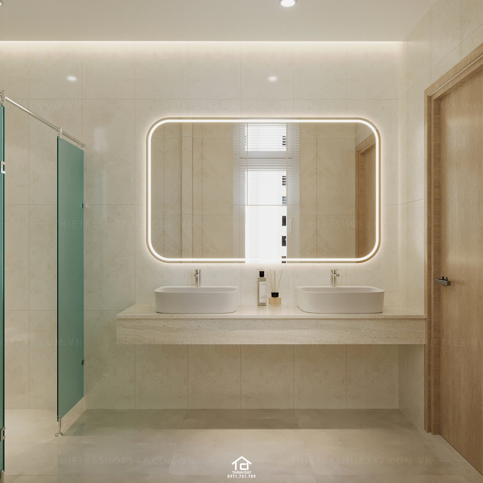 thiết kế spa đẹp xinh