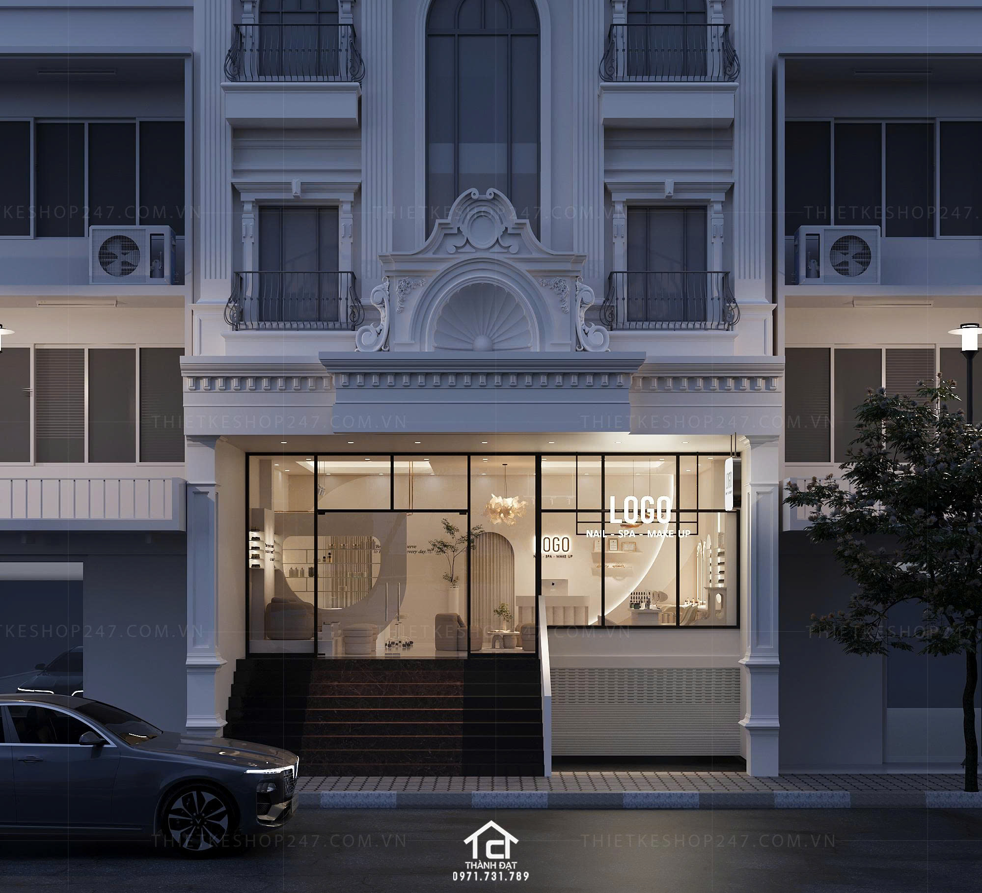 thiết kế spa đẹp 