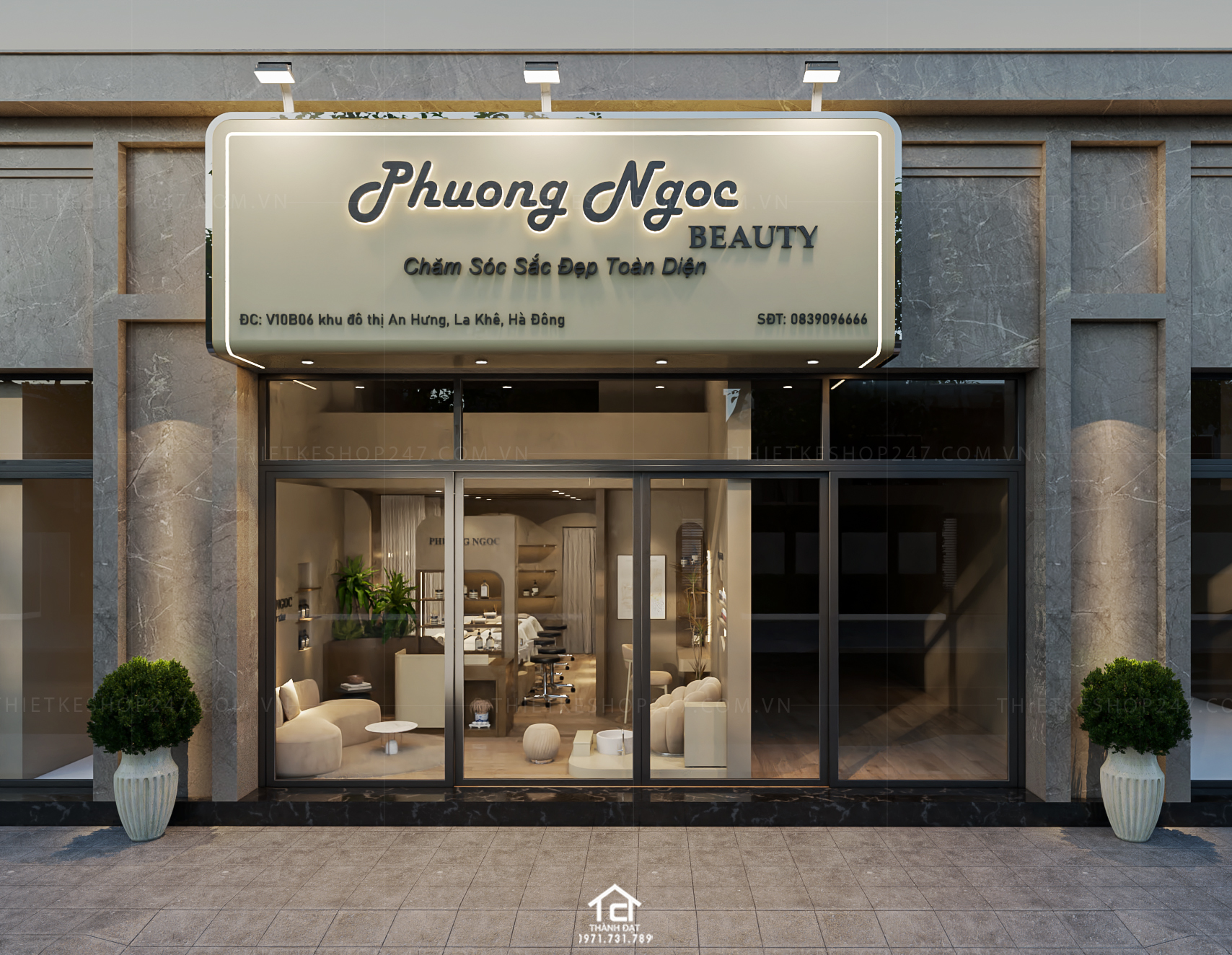 thiết kế spa đẹp 