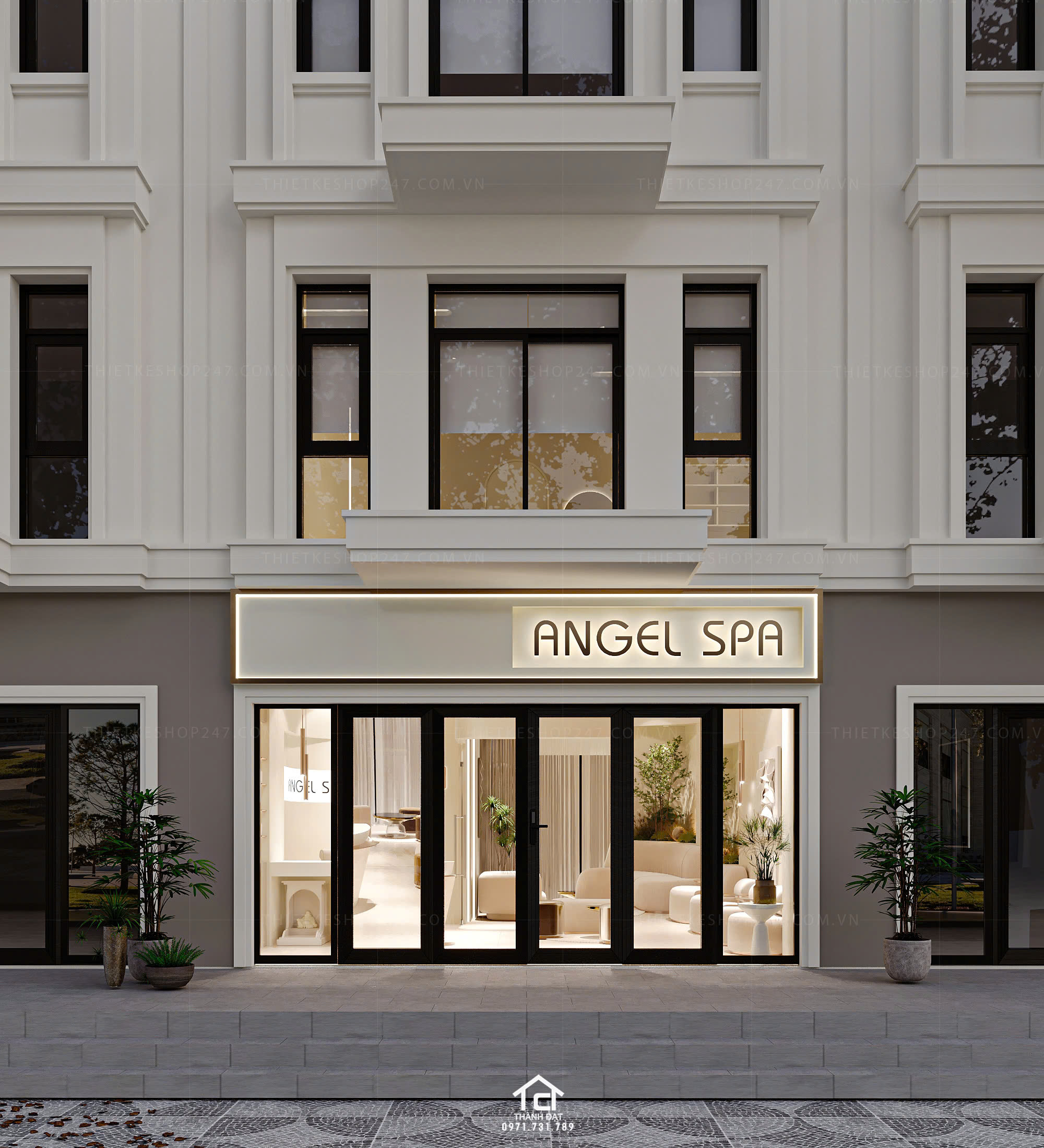 thiết kế spa đẹp 