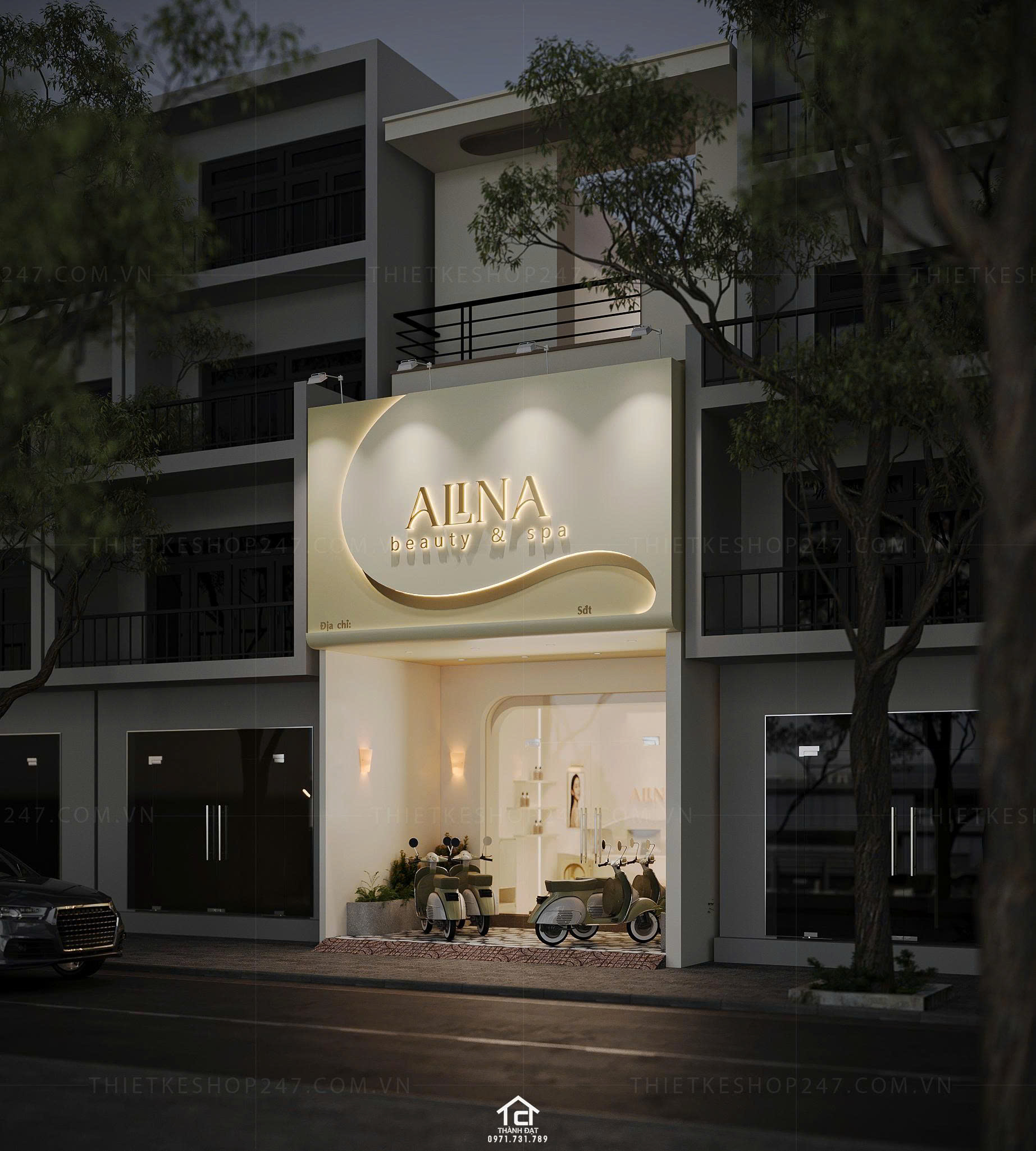 thiết kế spa đẹp