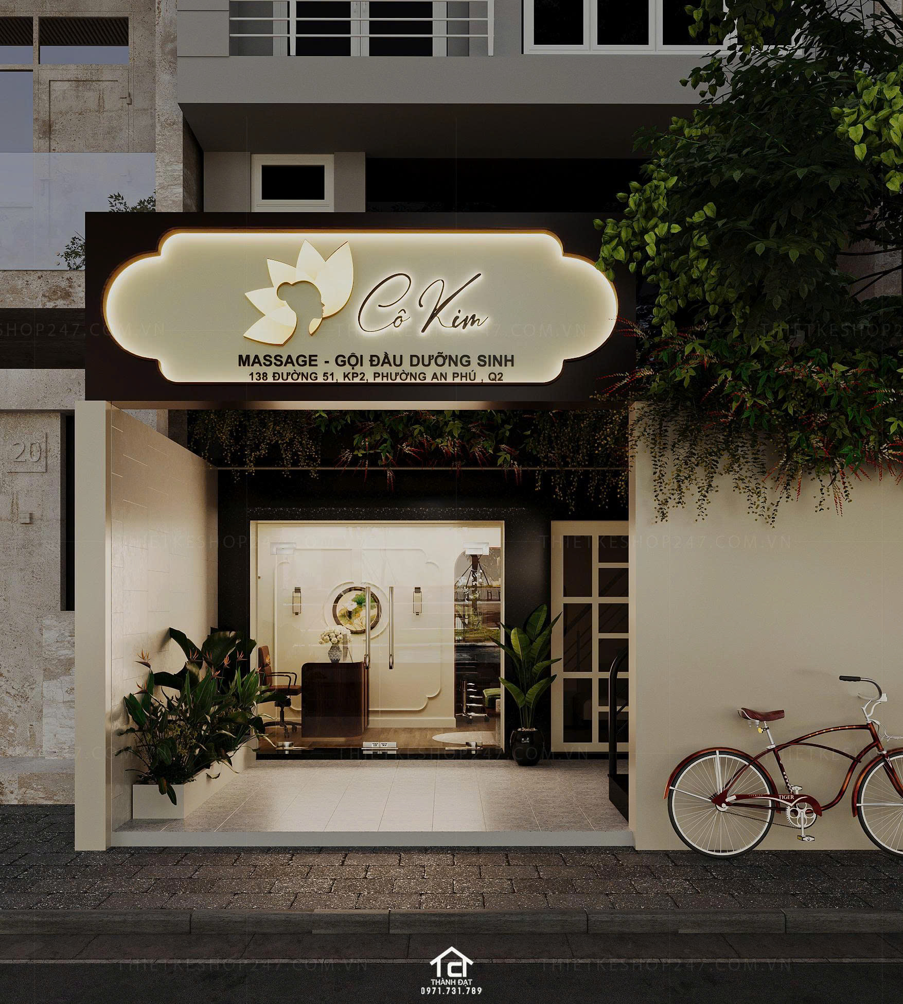 thiết kế spa đẹp