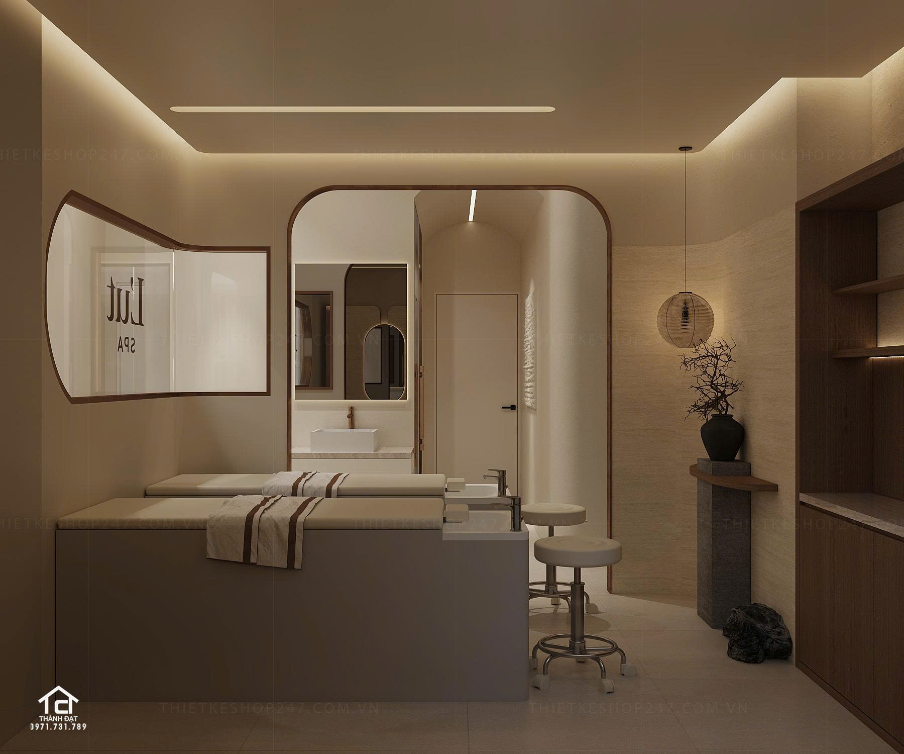 Thiết kế spa hiện đại