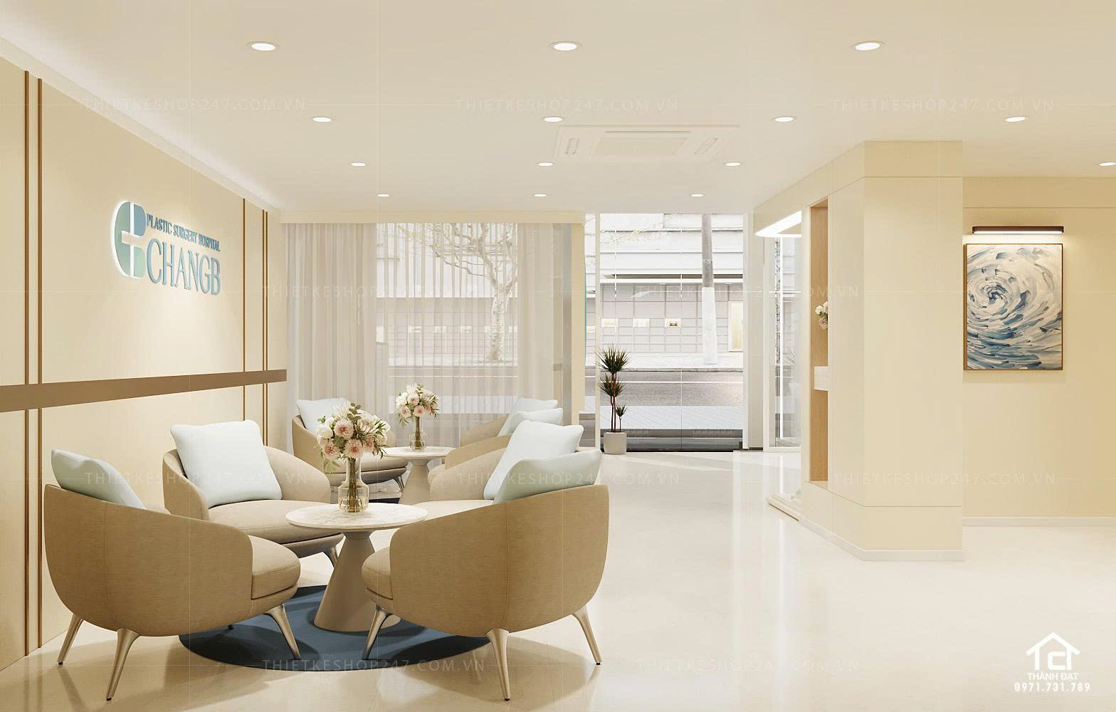 Thiết kế spa đẹp nổi bật