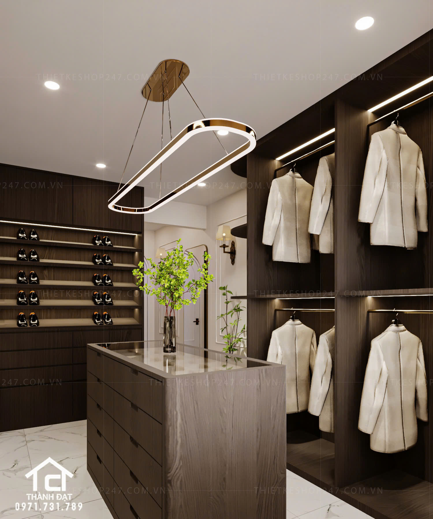 thiết kế studio áo cưới đẹp sinh động