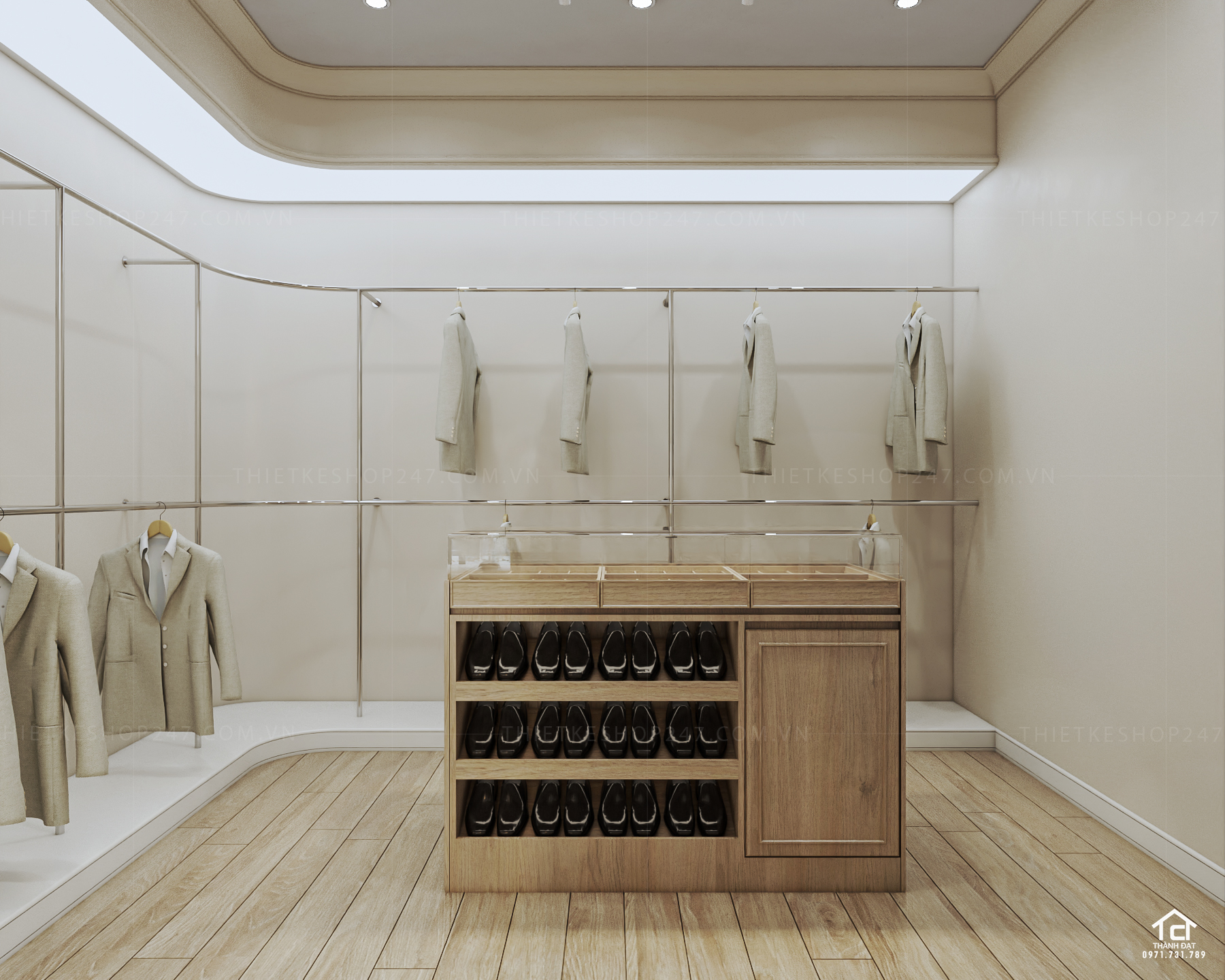 Thiết kế studio áo cưới đẹp dịu dàng