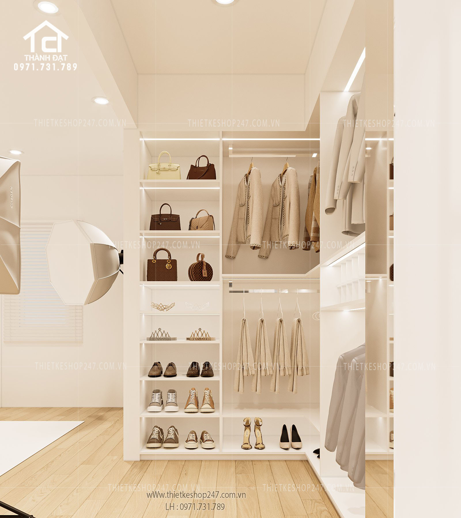 thiết kế studio áo cưới đẹp lôi cuốn