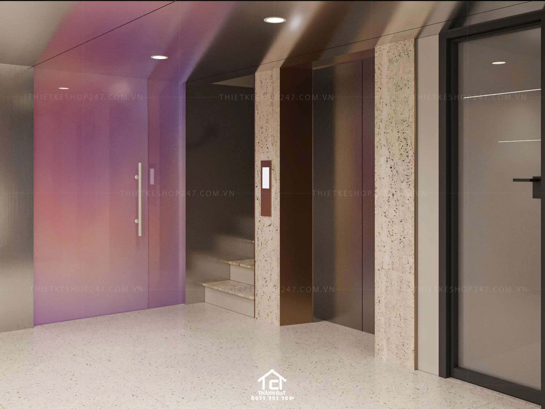 thiết kế studio áo cưới đẹp thu hút