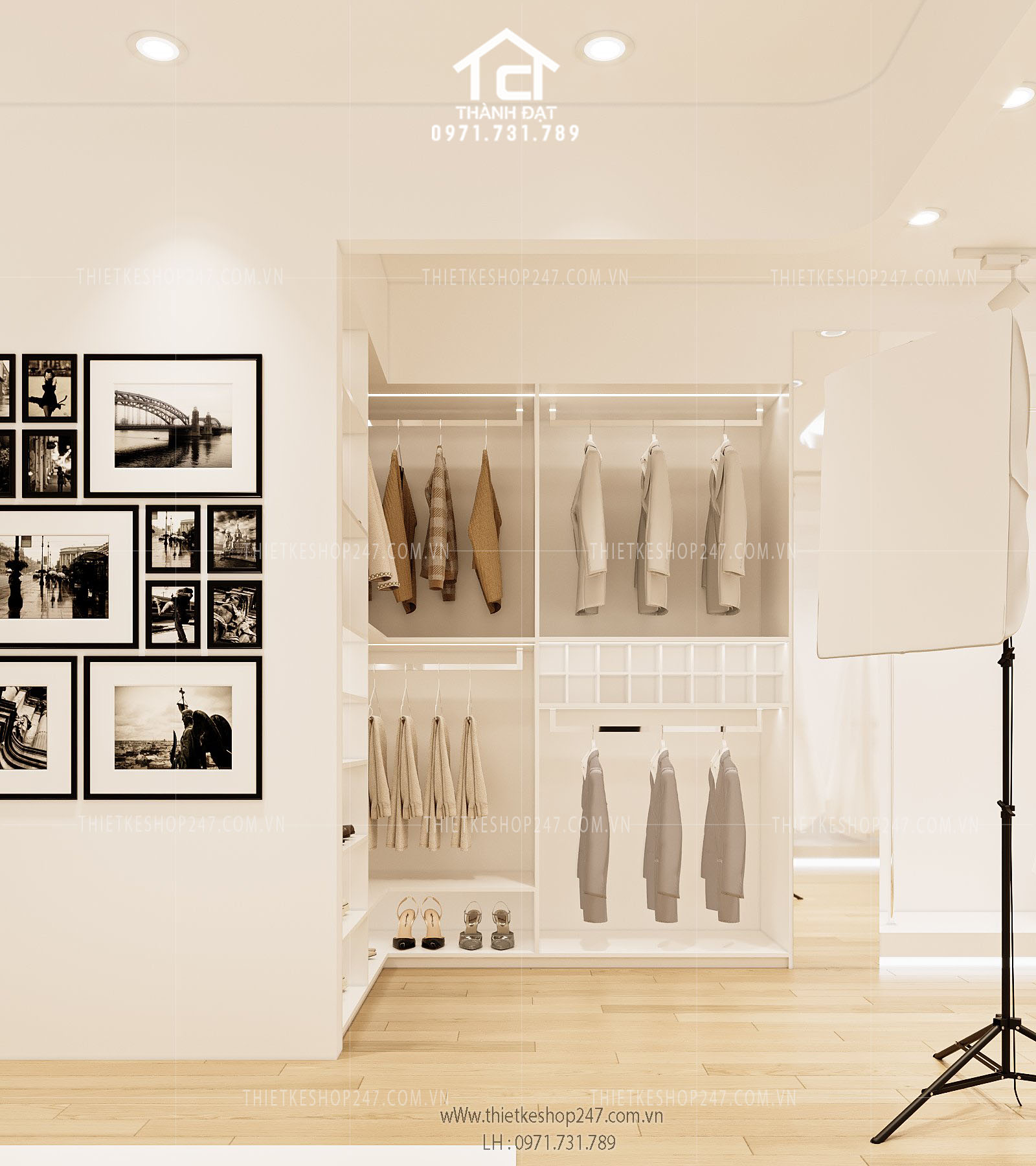 thiết kế studio áo cưới đẹp tinh tế