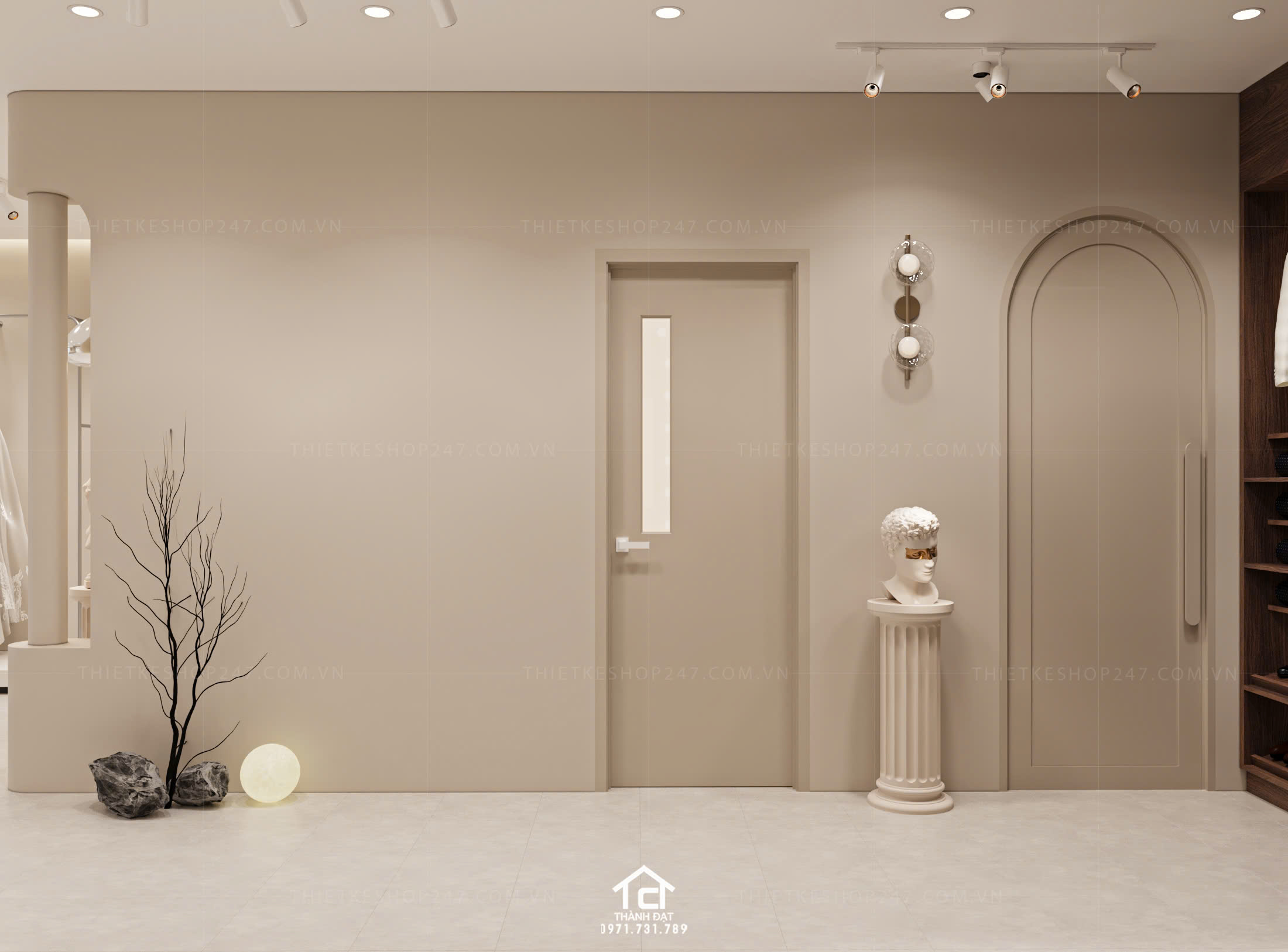 thiết kế studio áo cưới lung linh