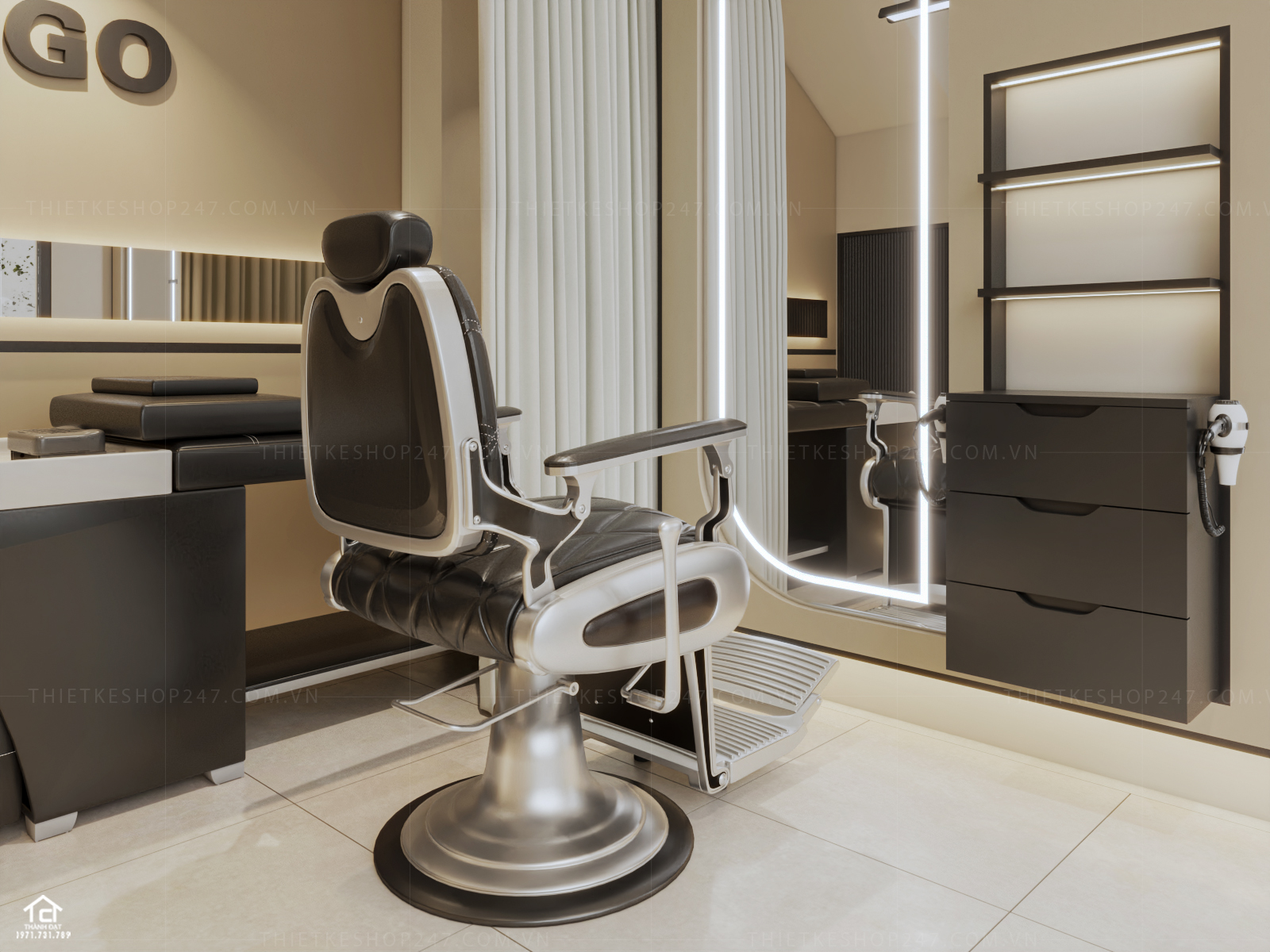 thiết kế tiệm coffee đẹp ấn tượng