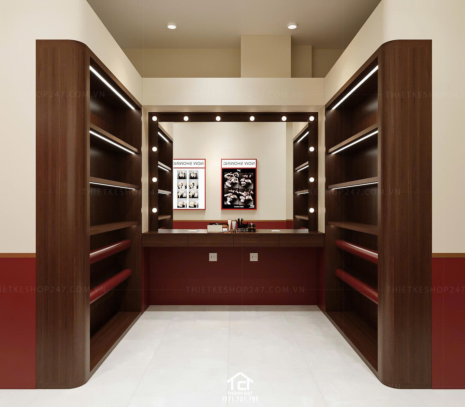 thiết kế tiệm photo booth đẹp ấn tượng